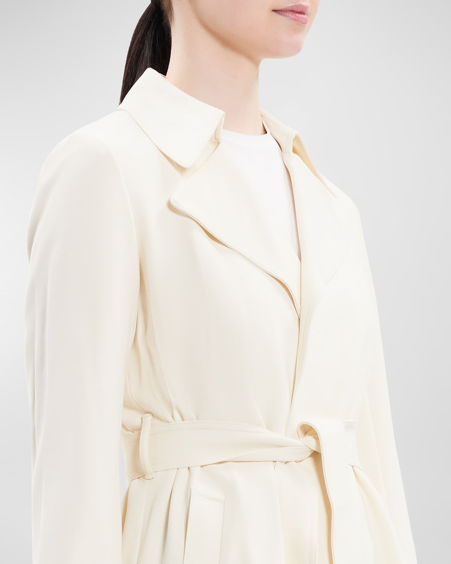 Theory Oaklane Trench Neiman Marcus