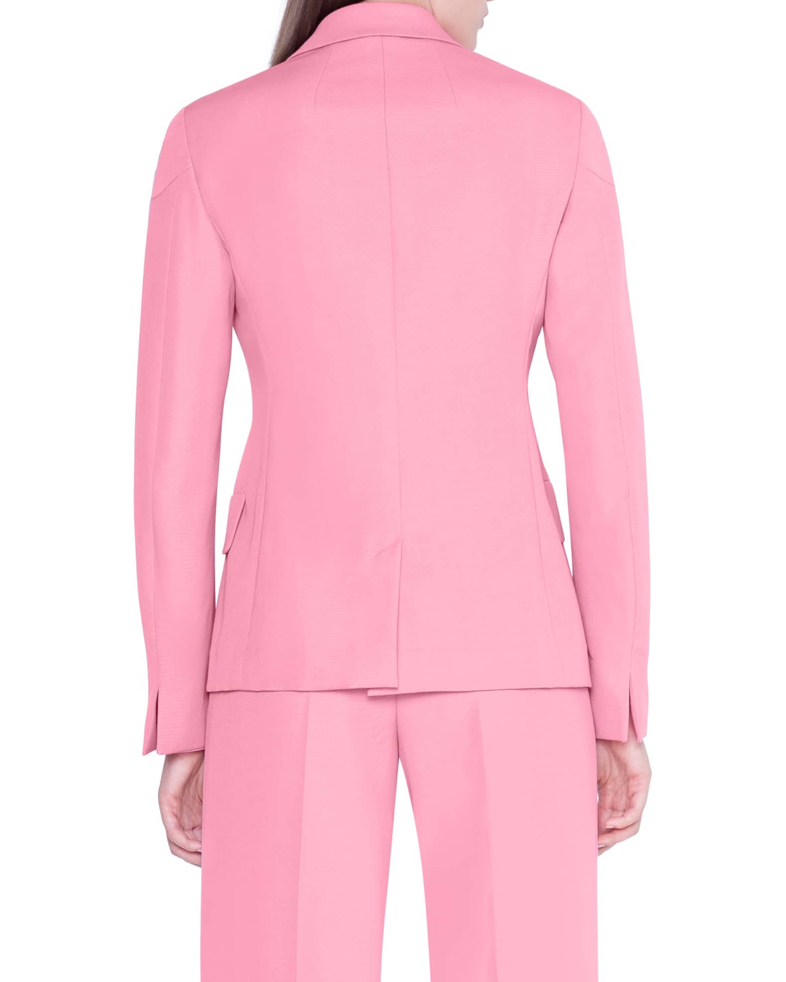 Double-Breasted Wool Crepe Jacket and Matching Items | Neiman Marcus