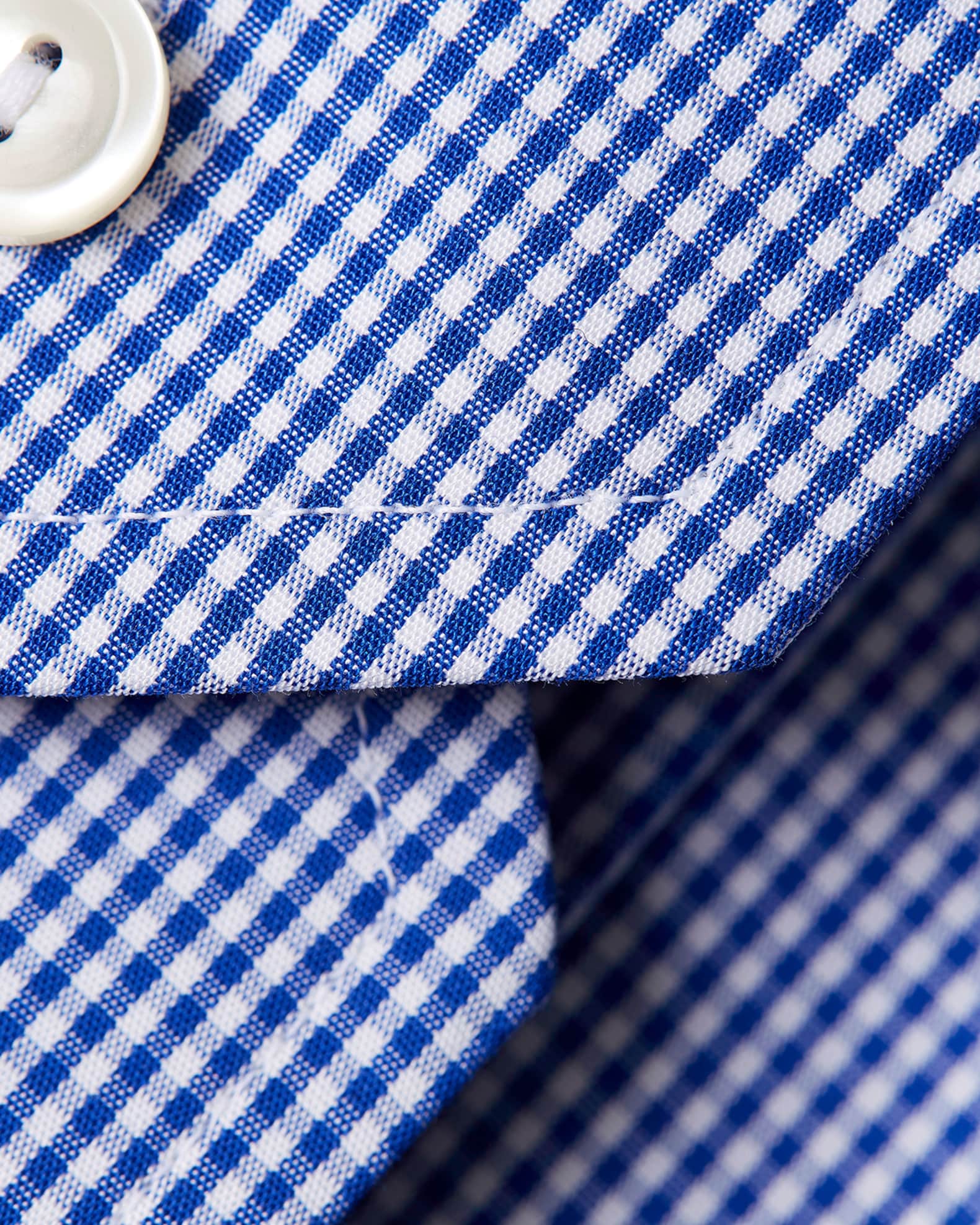 Eton Men's Contemporary-Fit Mini Gingham Dress Shirt | Neiman Marcus