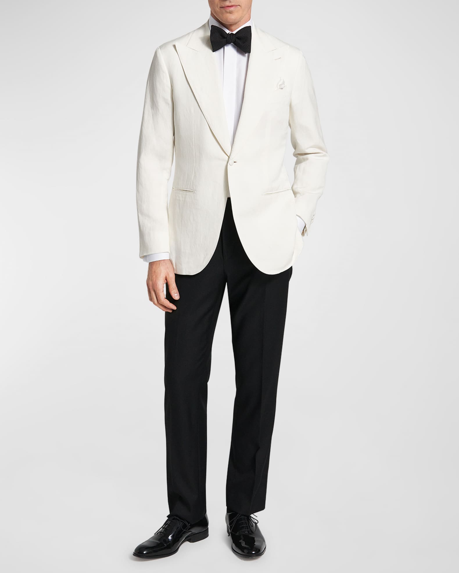 Eton Men's Slim-Fit Fly Front Formal Shirt | Neiman Marcus