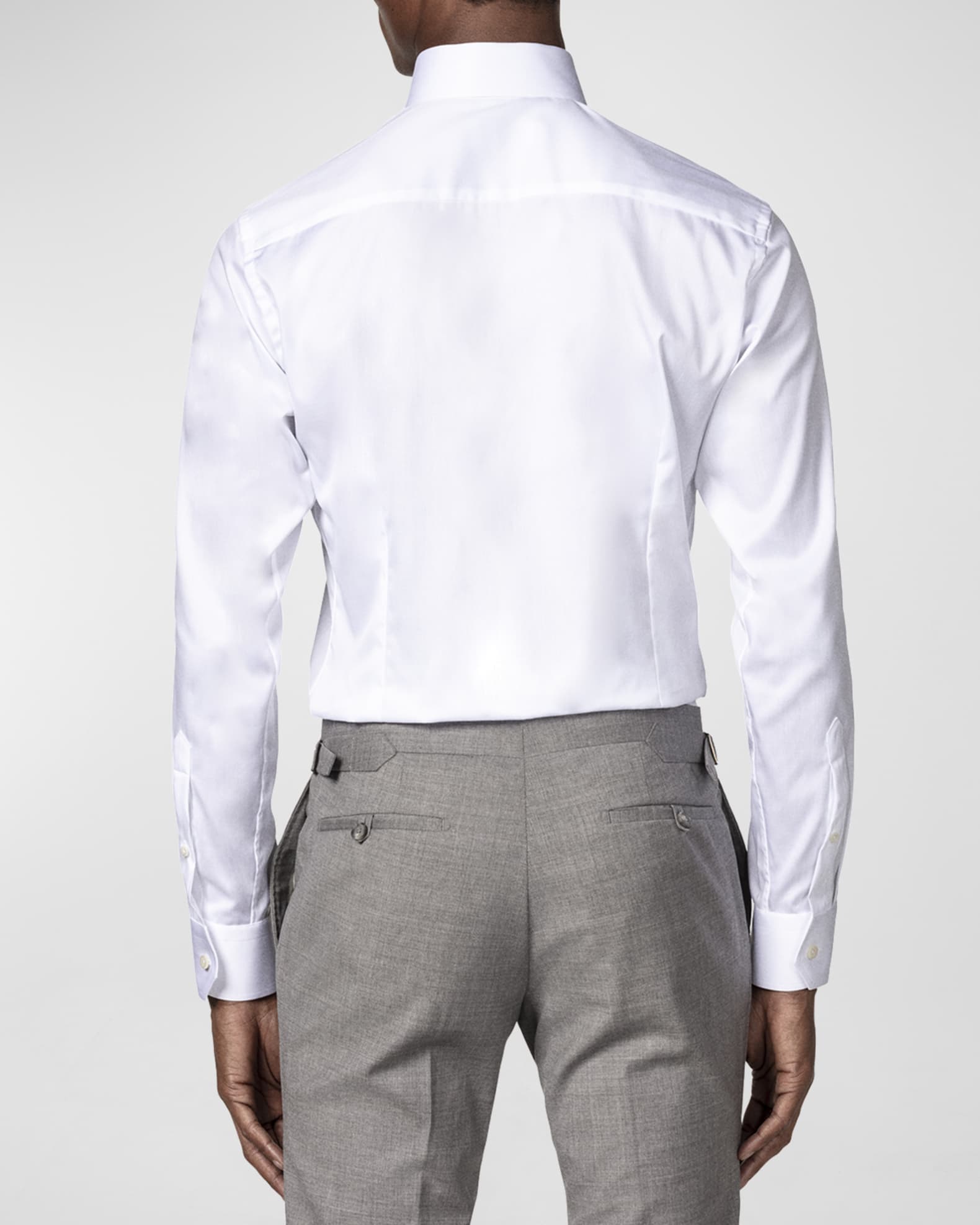 Eton Men's Slim-Fit Twill Dress Shirt with Cutaway Collar | Neiman Marcus