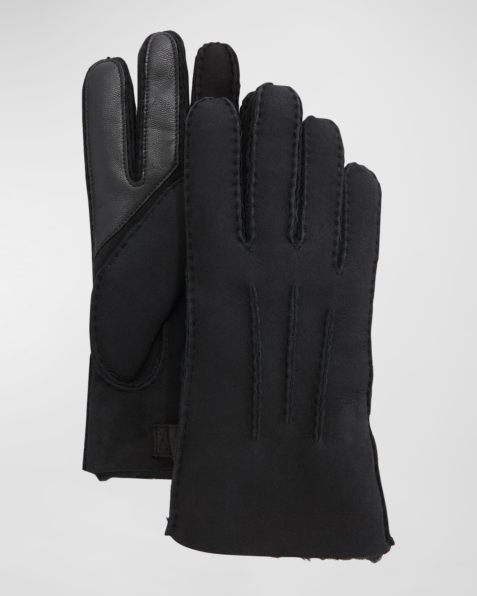 UGG Men s Three Cord Contrast Sheepskin Gloves Neiman Marcus