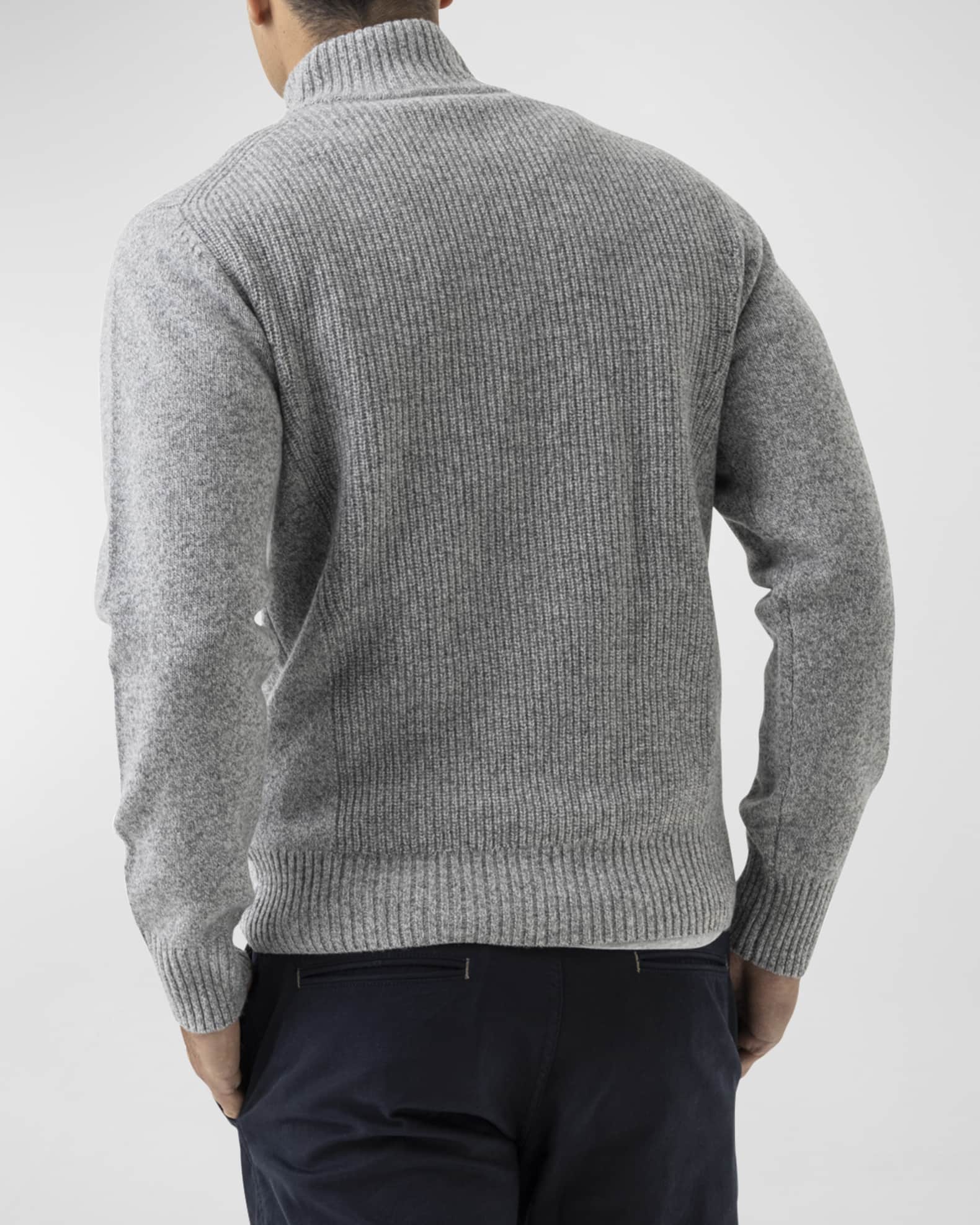 Rodd & Gunn Men's Charlestown Quarter-Zip Lambswool Sweater | Neiman Marcus