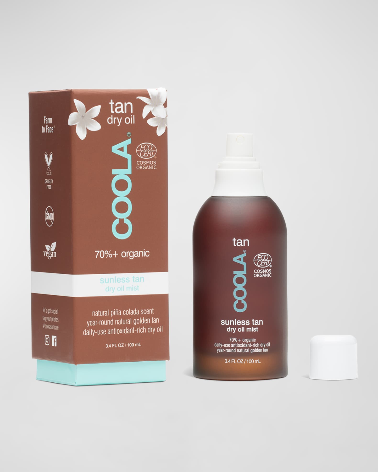 3.4 oz. Organic Sunless Tan Dry Oil Mist 1