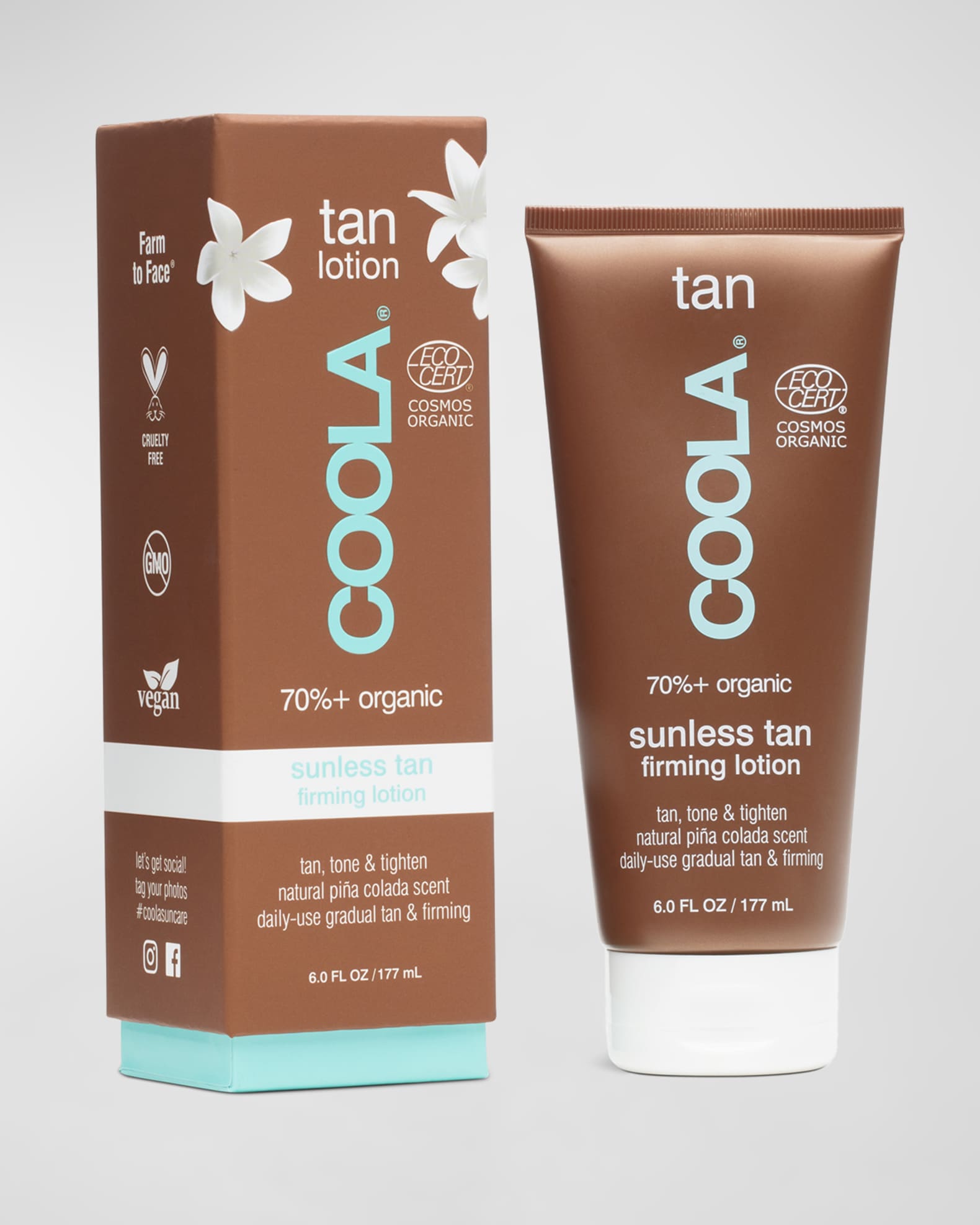 COOLA 6 oz. Organic Sunless Tan Firming Lotion