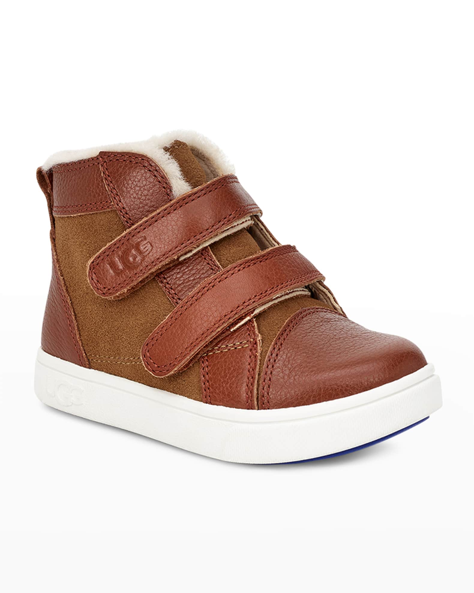 UGG Boy s Rennon II Suede Leather Boots Baby Toddler Neiman Marcus