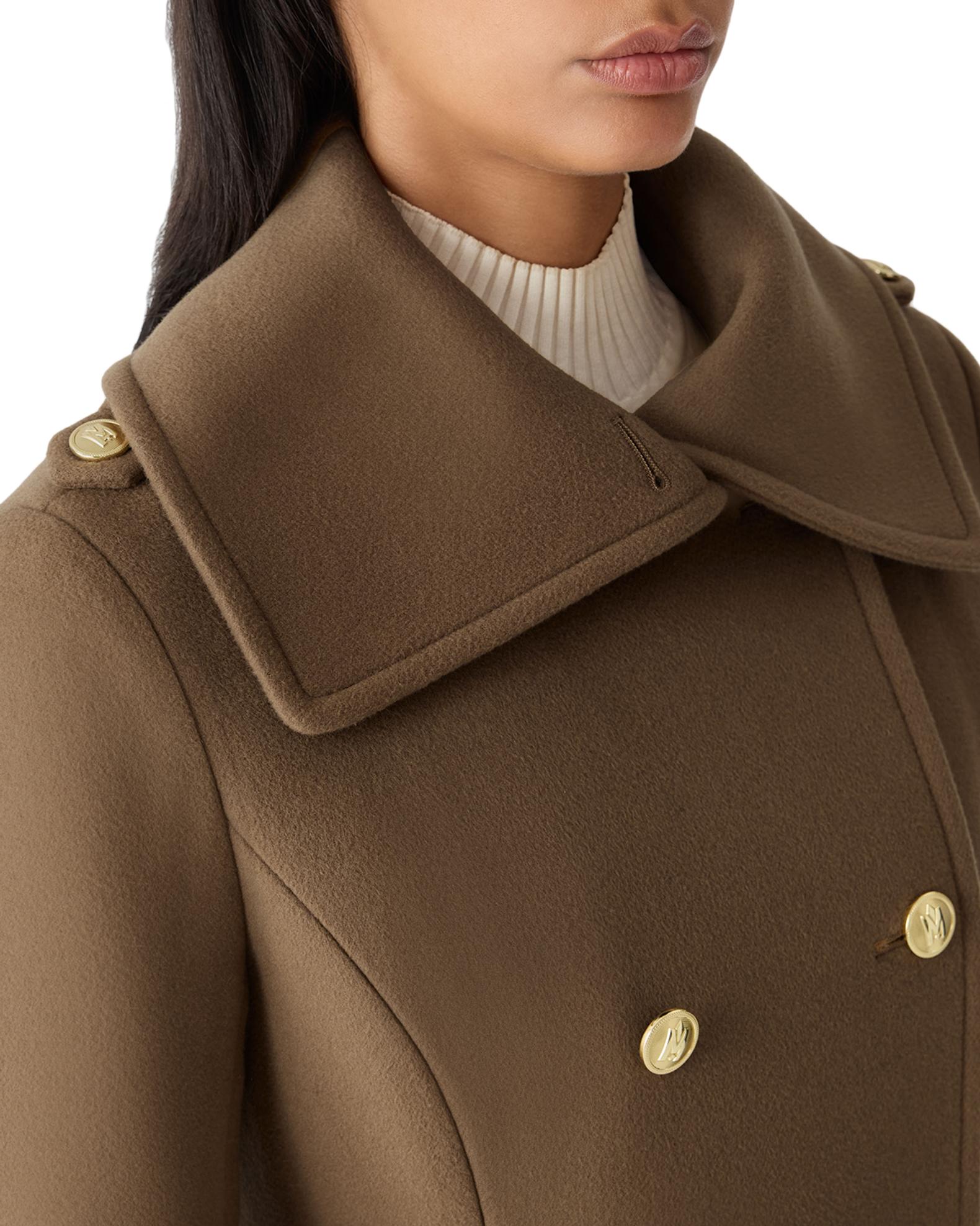 Mackage Elodie Double-Breasted Sparkly Long Coat | Neiman Marcus