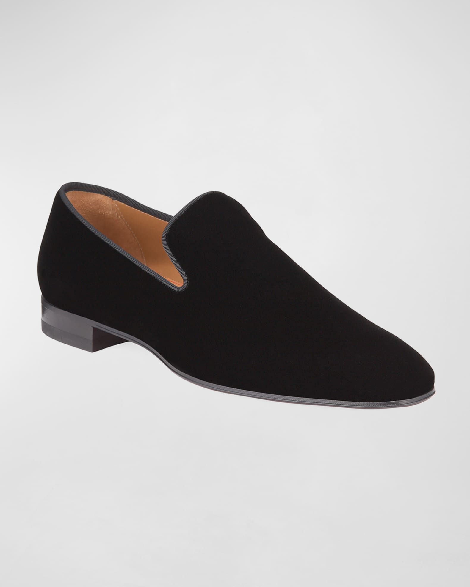 Christian Louboutin Men's Dandelion Velvet Loafers | Neiman Marcus