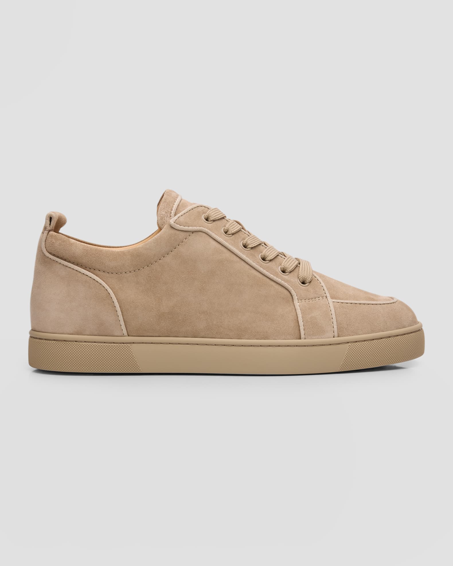 Christian Louboutin Men s Rantulow Orlato Velour Low Top Sneakers Neiman Marcus