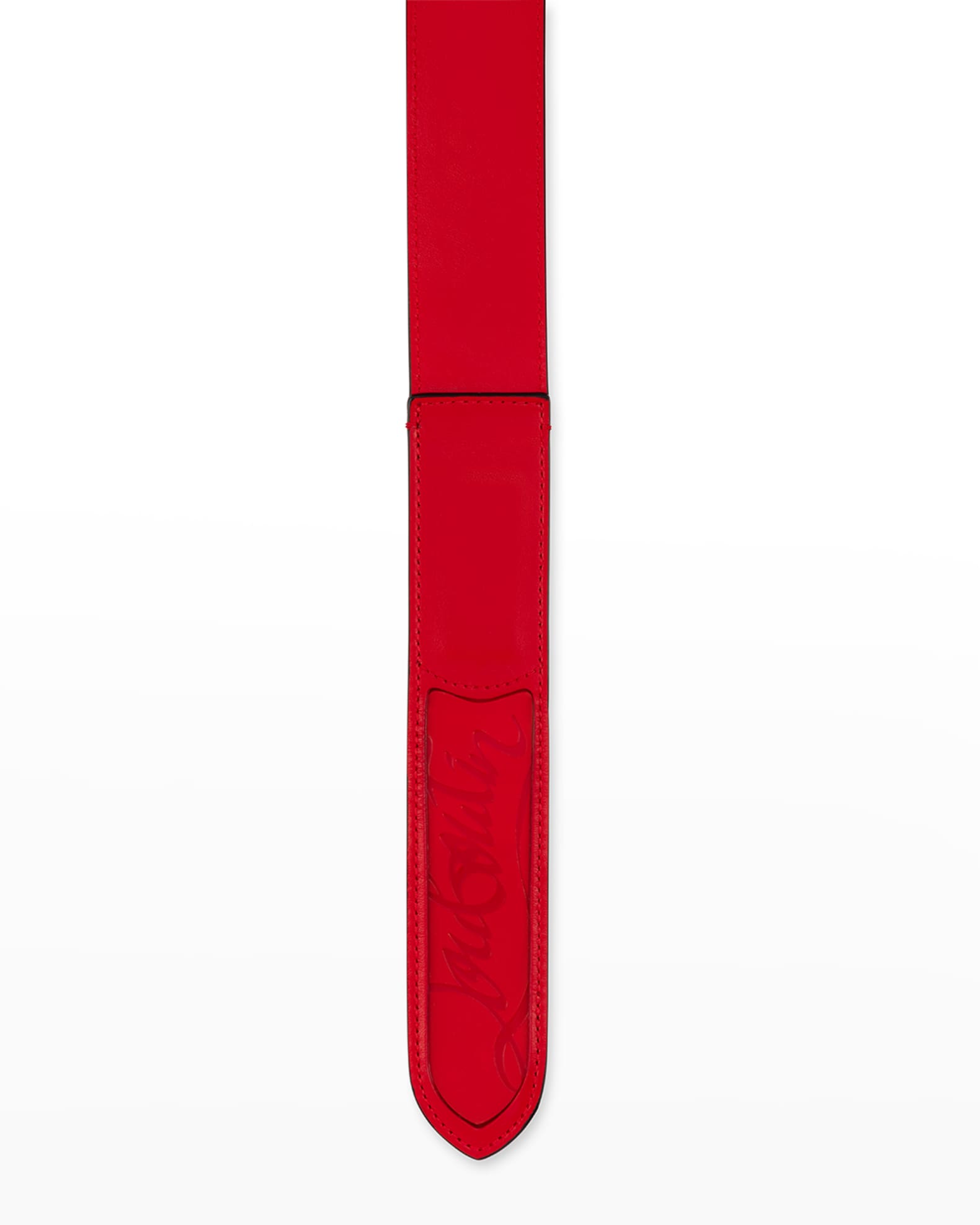 loubi spiked leather belt