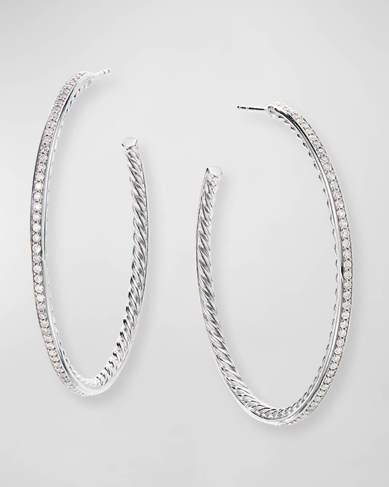 David yurman on sale large hoop earrings