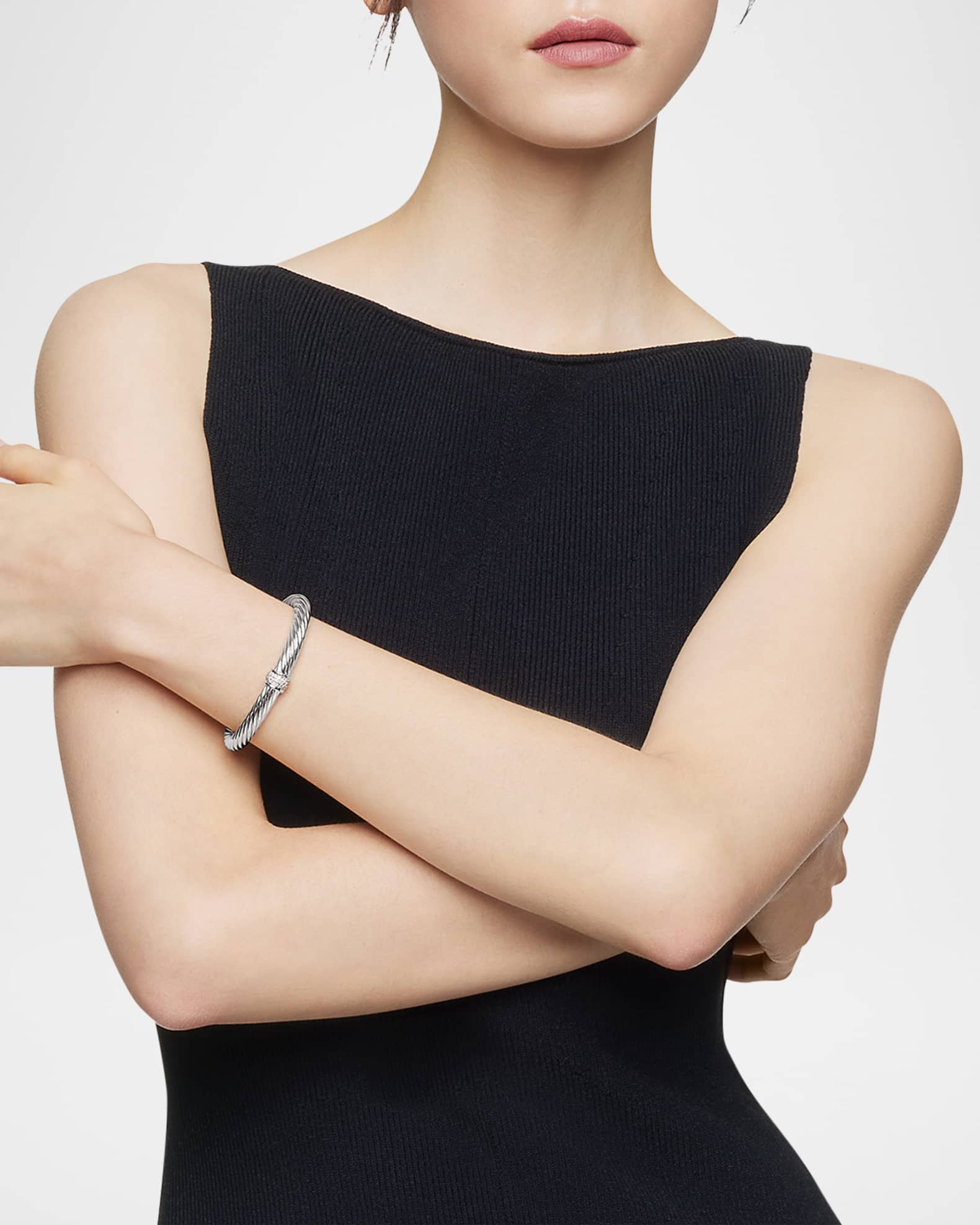 Cable Classic Diamond Center-Station Bracelet 1