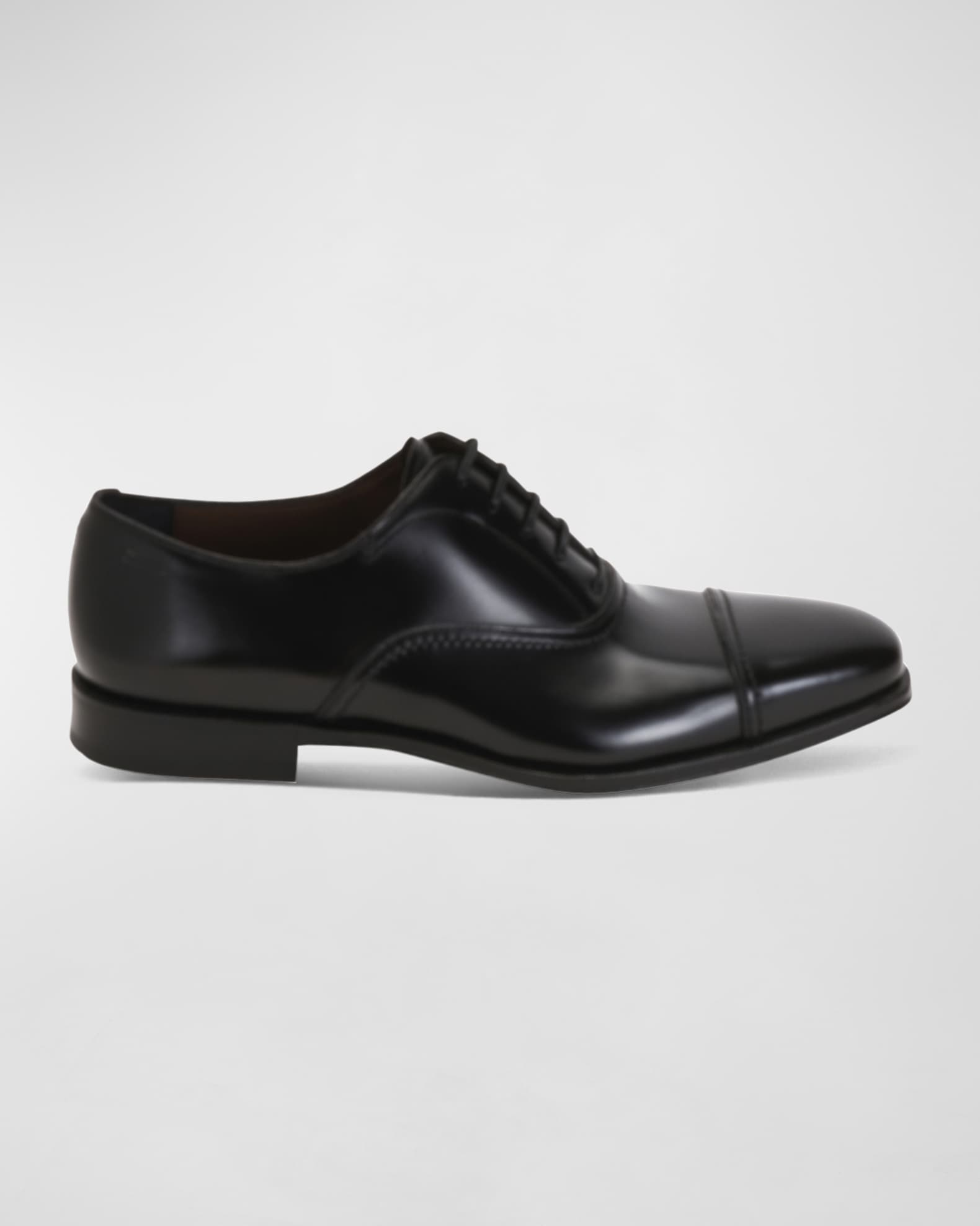 Salvatore Ferragamo Men's Seul Leather Oxford Shoes | Neiman Marcus