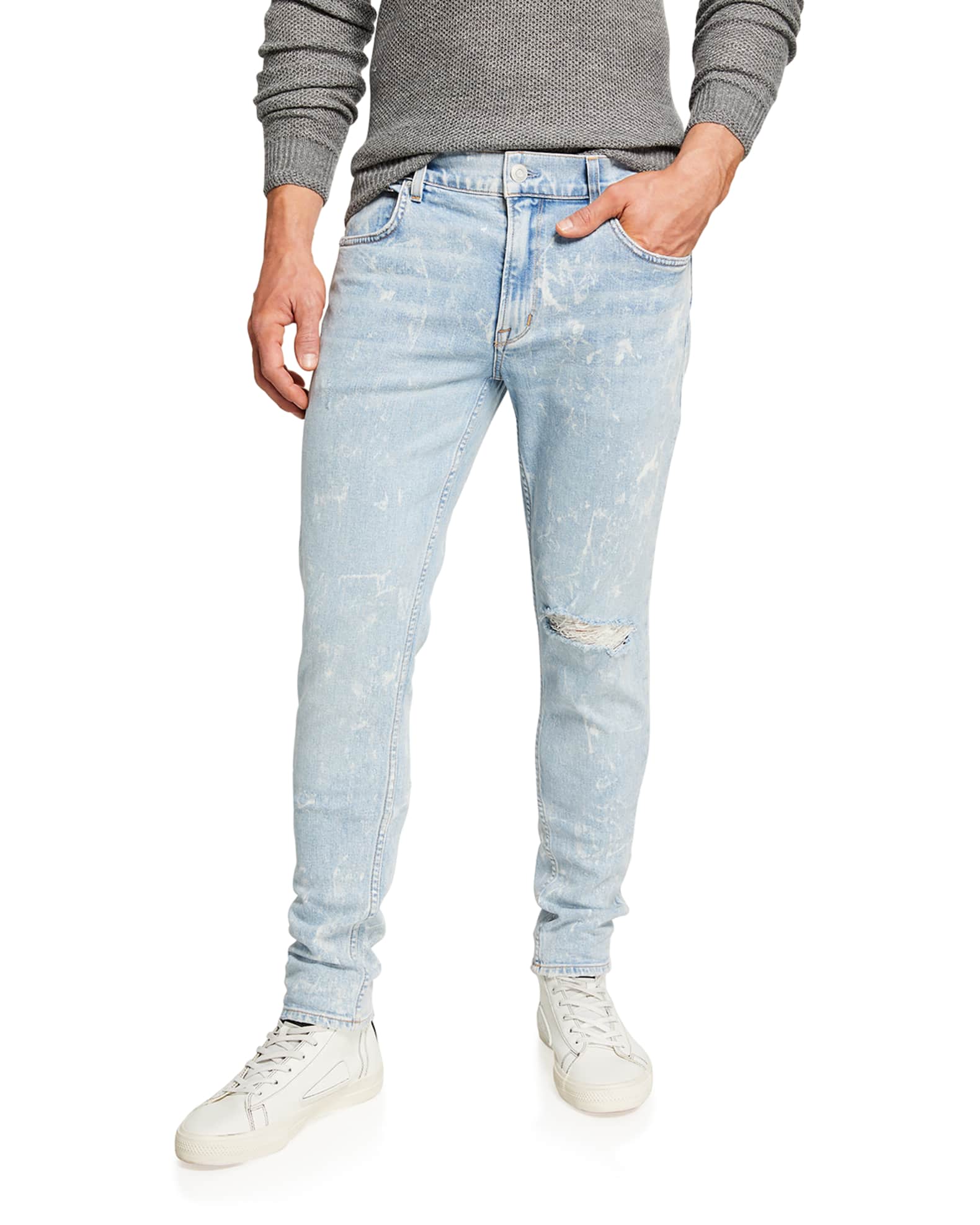 Hudson Men's Zack Skinny Denim Jeans (Zip Fly) | Neiman Marcus