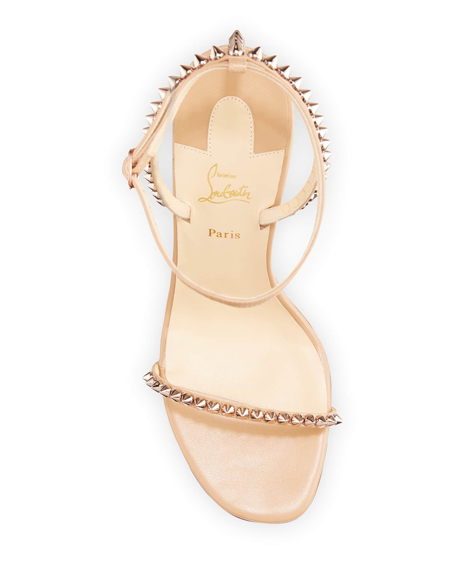 So me spike sales red sole sandals