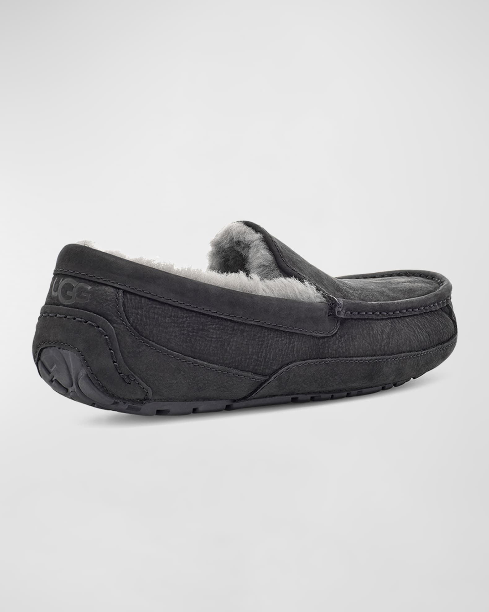 Ugg men's ascot leather slippers cheap