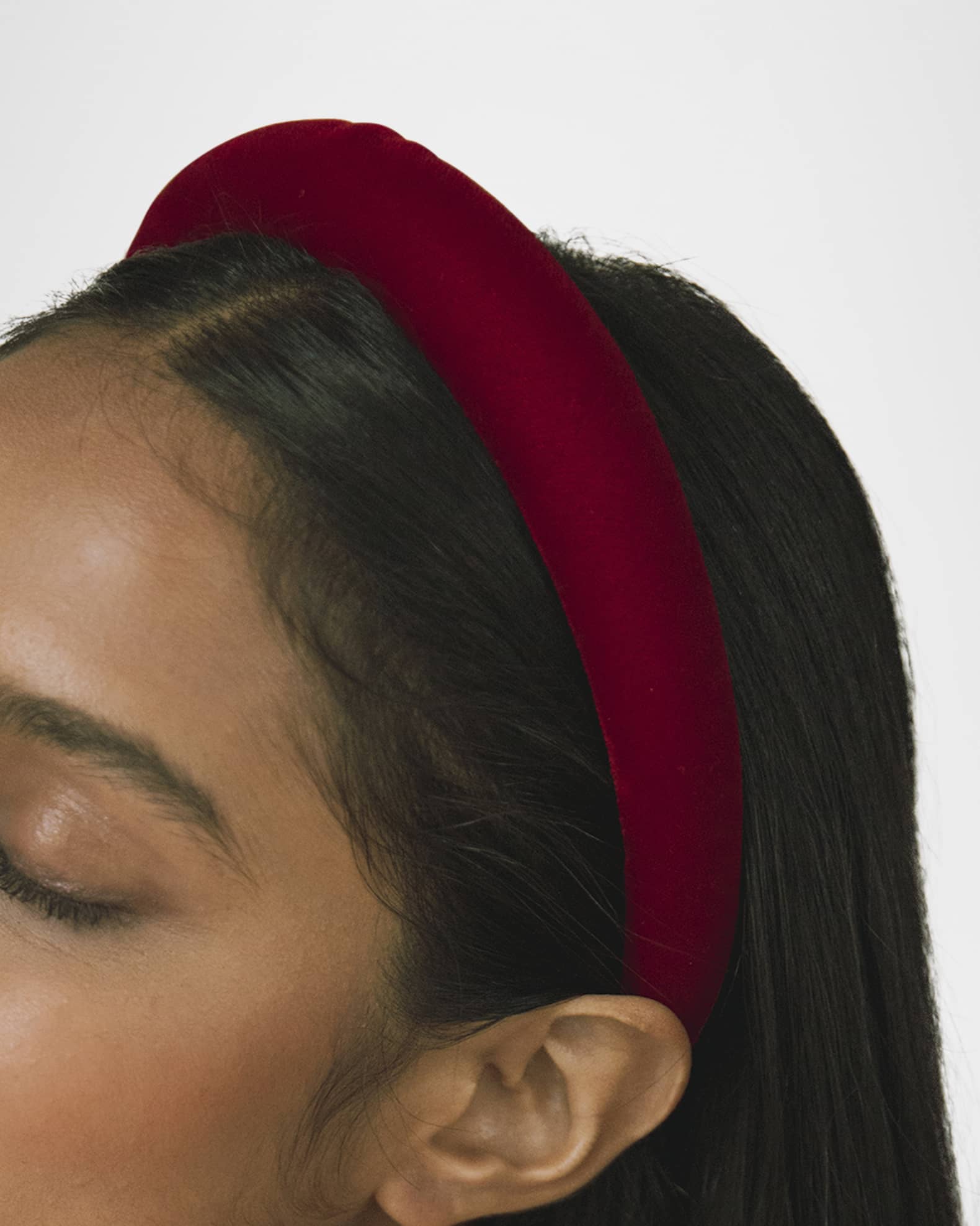 Tori Velvet Padded Headband - Thumbnail 2