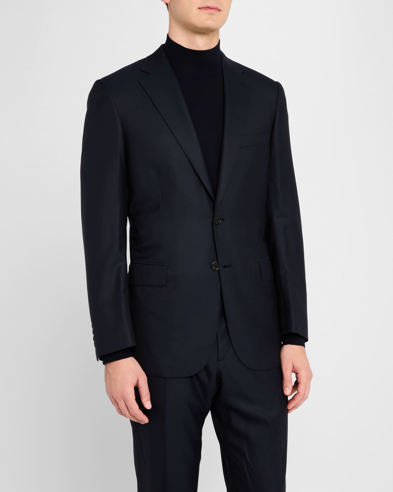 Brioni Men's Brunico Solid Two-Piece Suit | Neiman Marcus