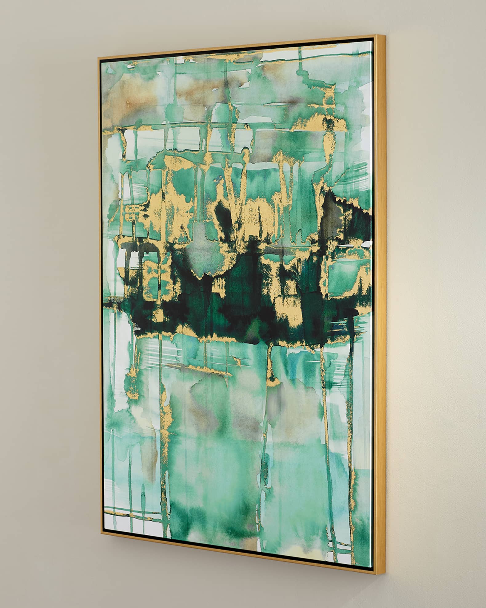 'Velvet Green' Wall Art Neiman Marcus