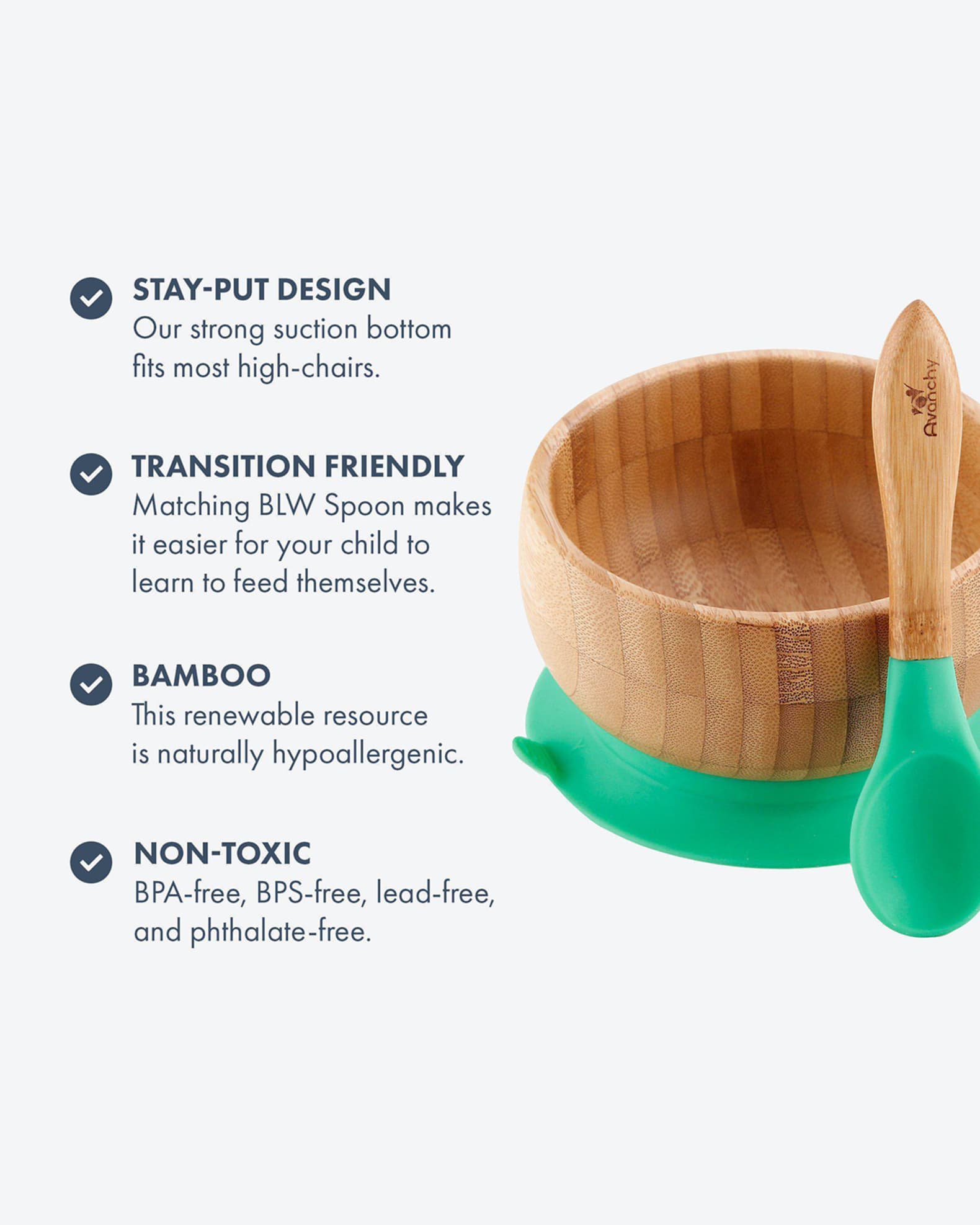 Baby Feeding Set Avanchy BAMBOO Bowl Set main image 1