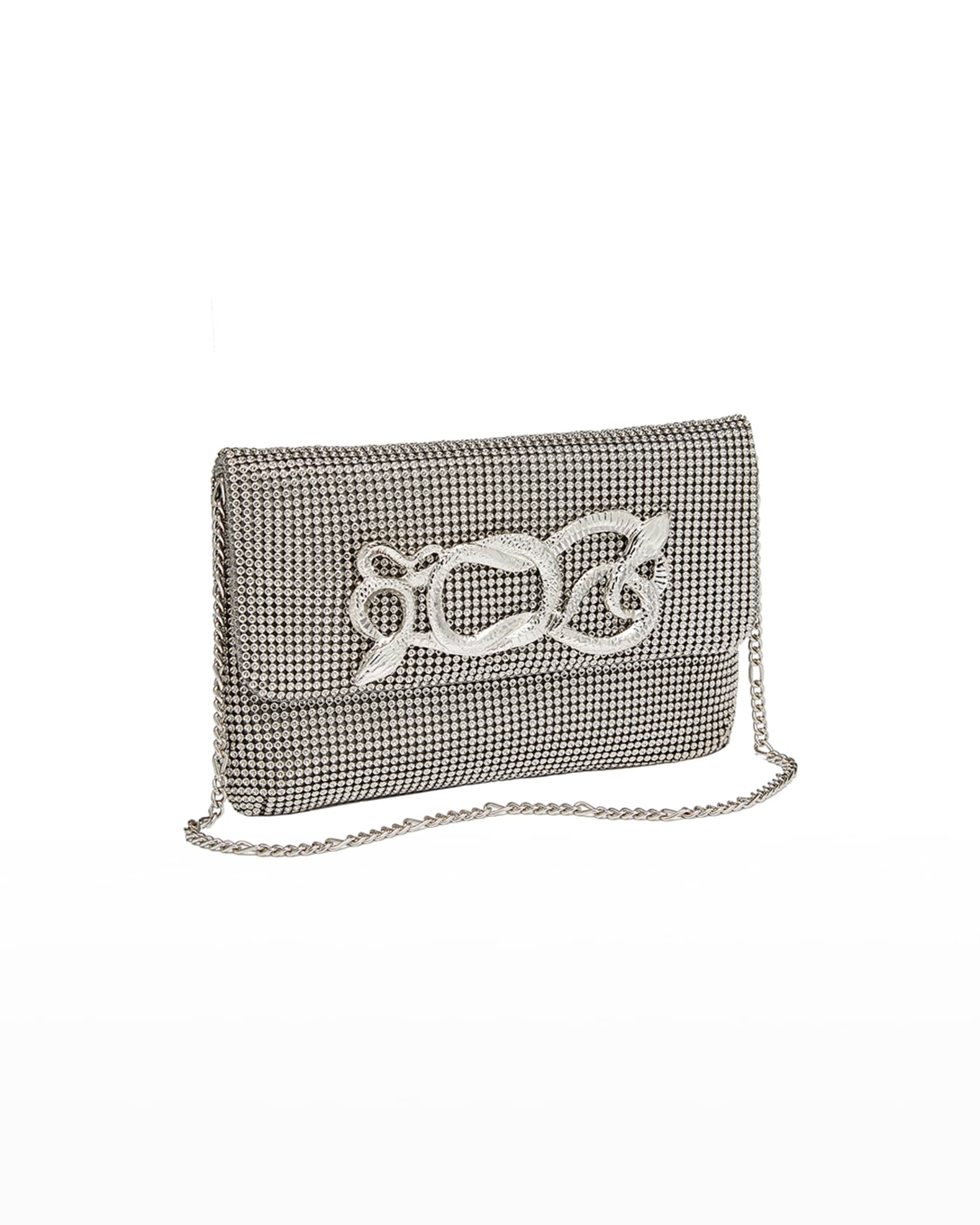 Serpents Chain-Mail Clutch Bag 0