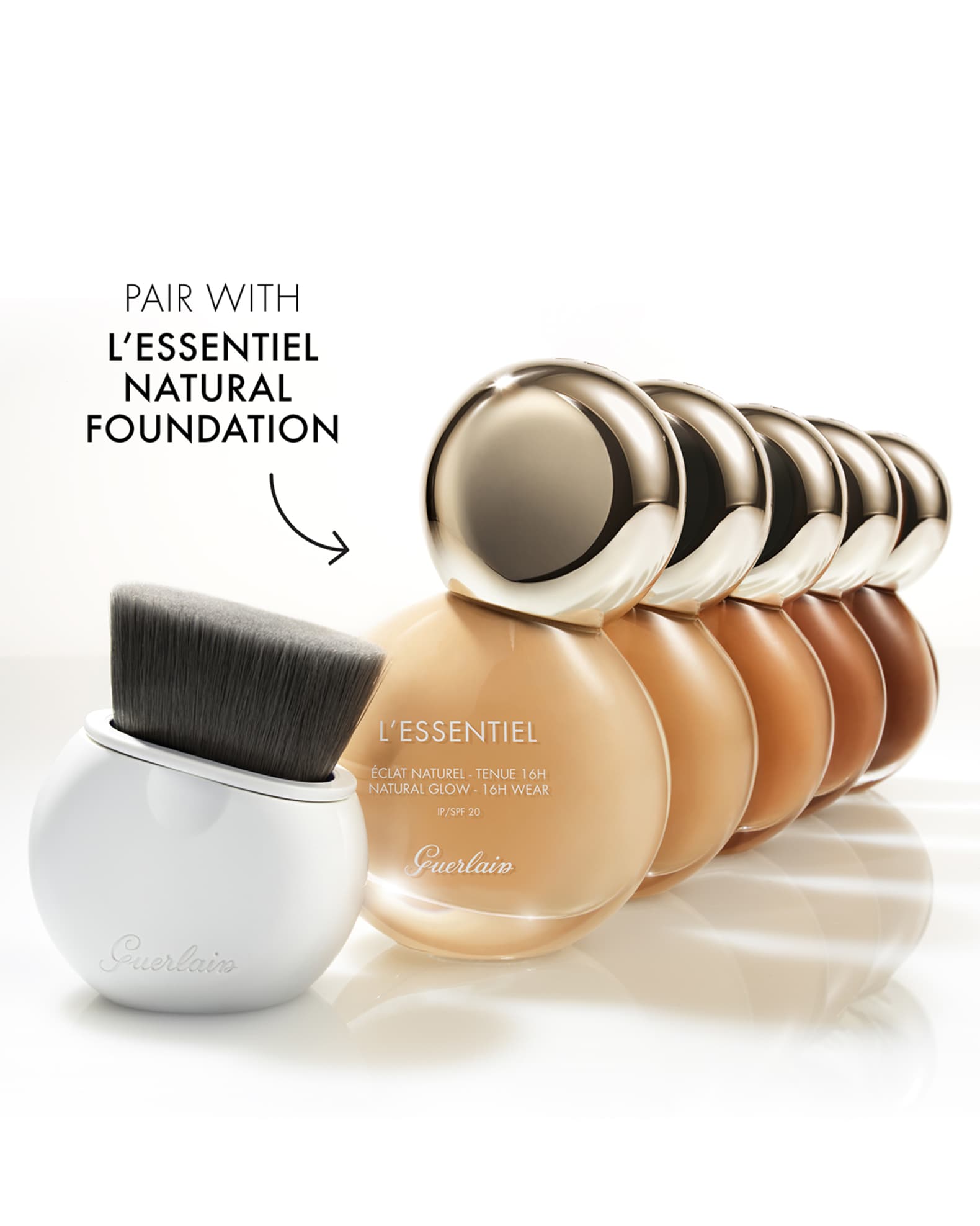 Guerlain L'Essentiel Retractable Foundation Brush Neiman Marcus