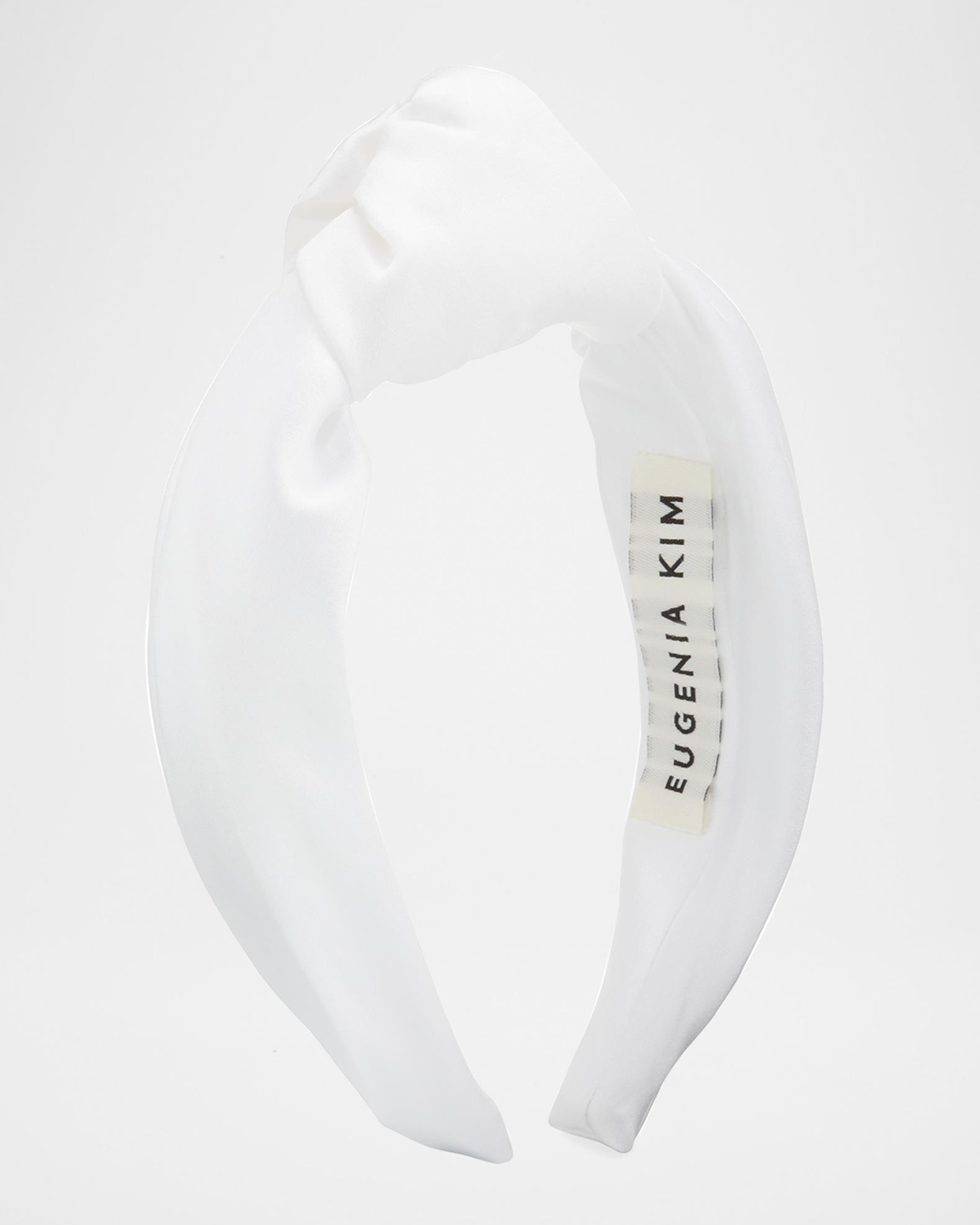 Eugenia Kim Karyn Knotted Satin Headband | Neiman Marcus display picture 3