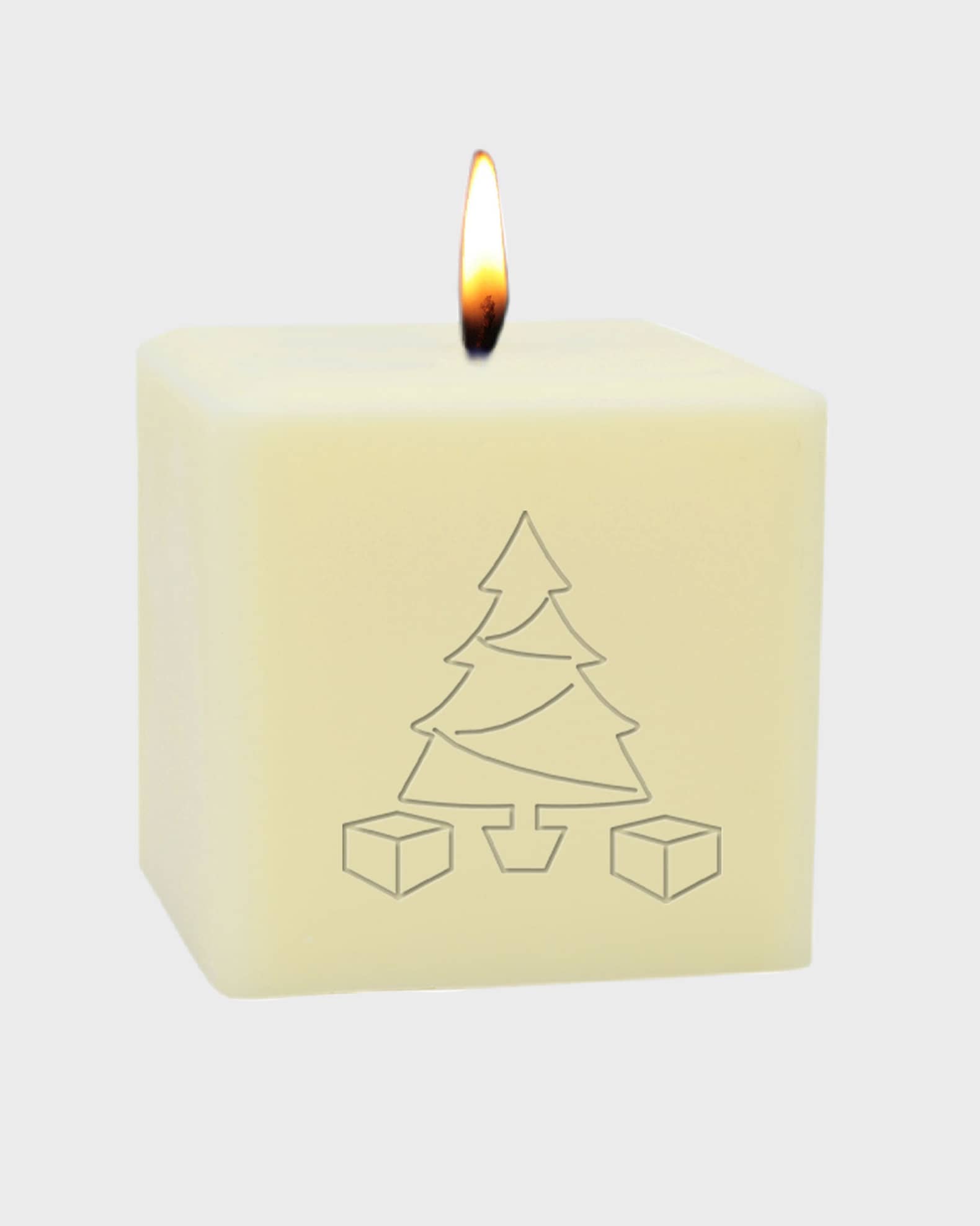 3" Eco-Luxury Christmas Tree Soy Candle 0