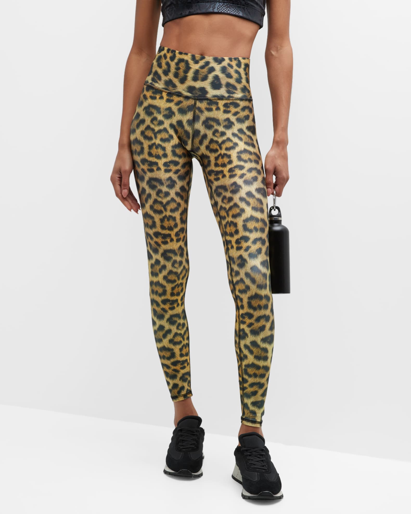Terez Leopard Goals Hi Shine Leggings Neiman Marcus