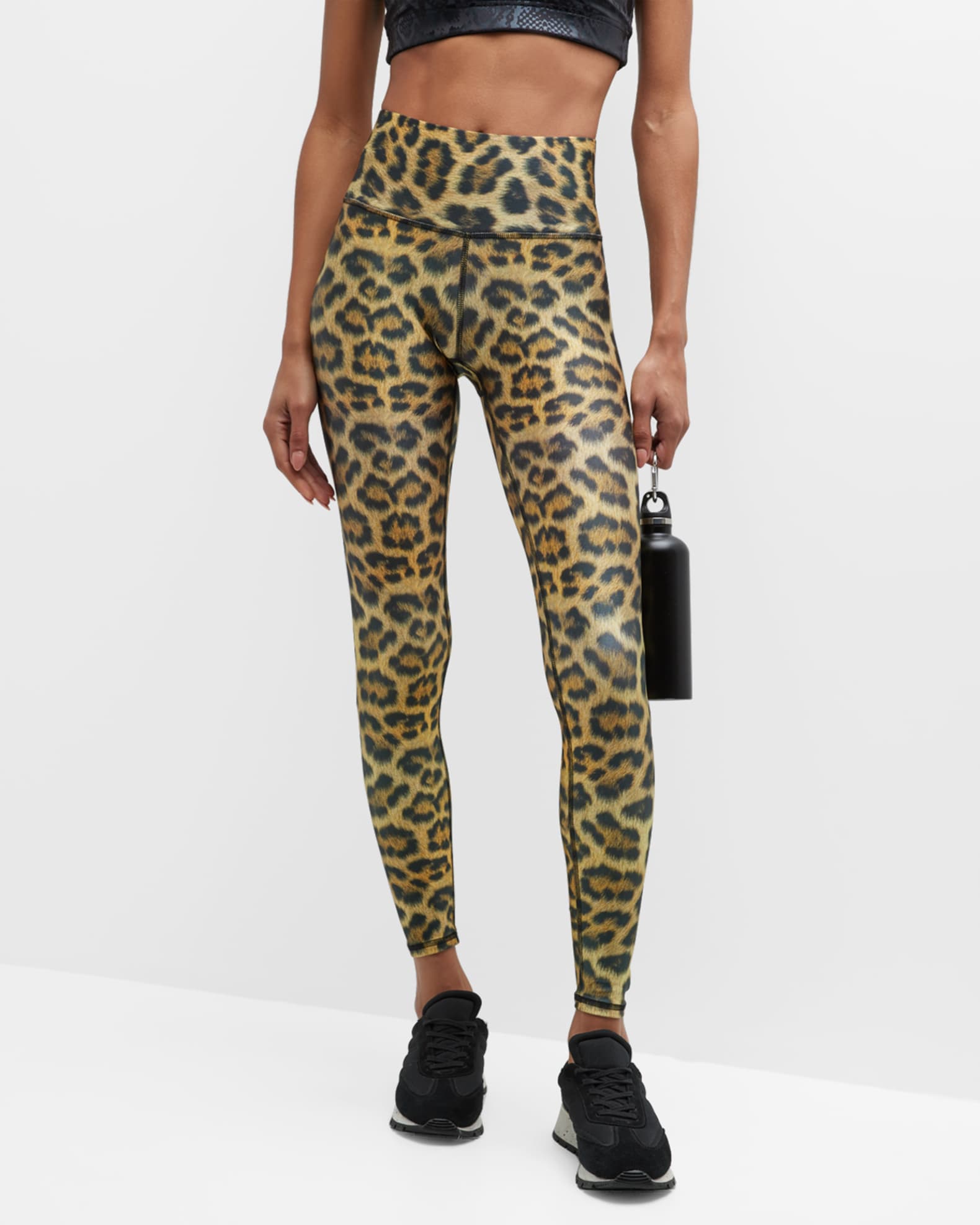 Leopard Goals Hi-Shine Leggings