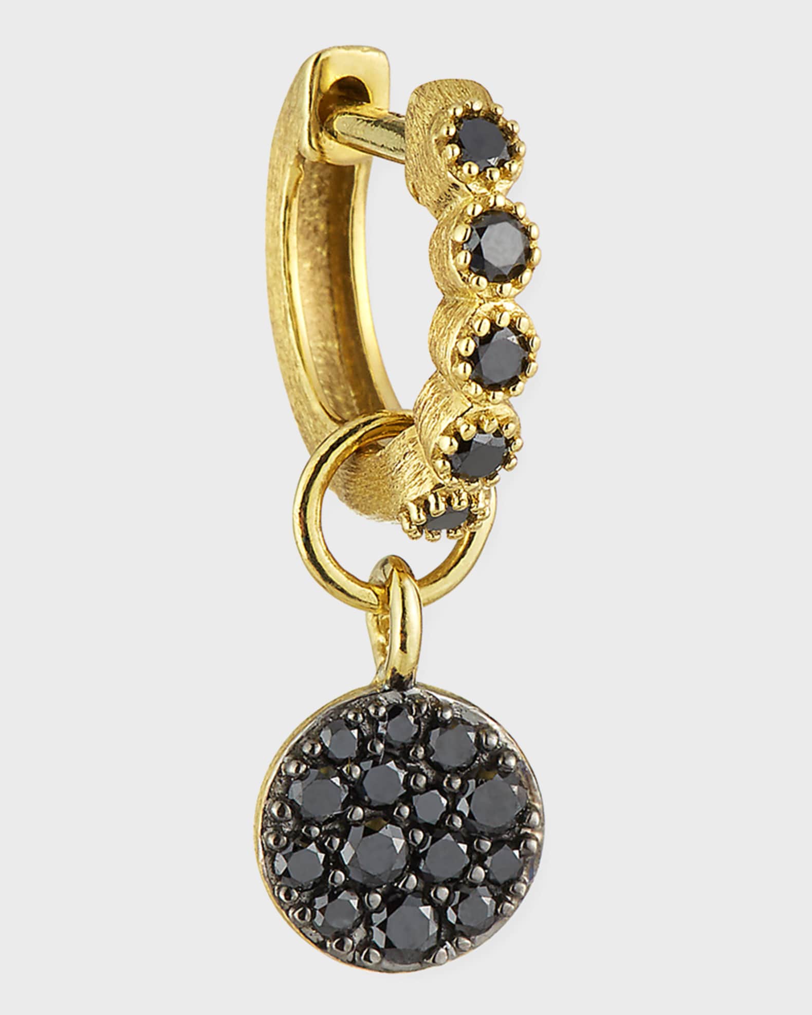 Jude Frances Petite Diamond Pave Key Earring Charm - Southern Avenue Company