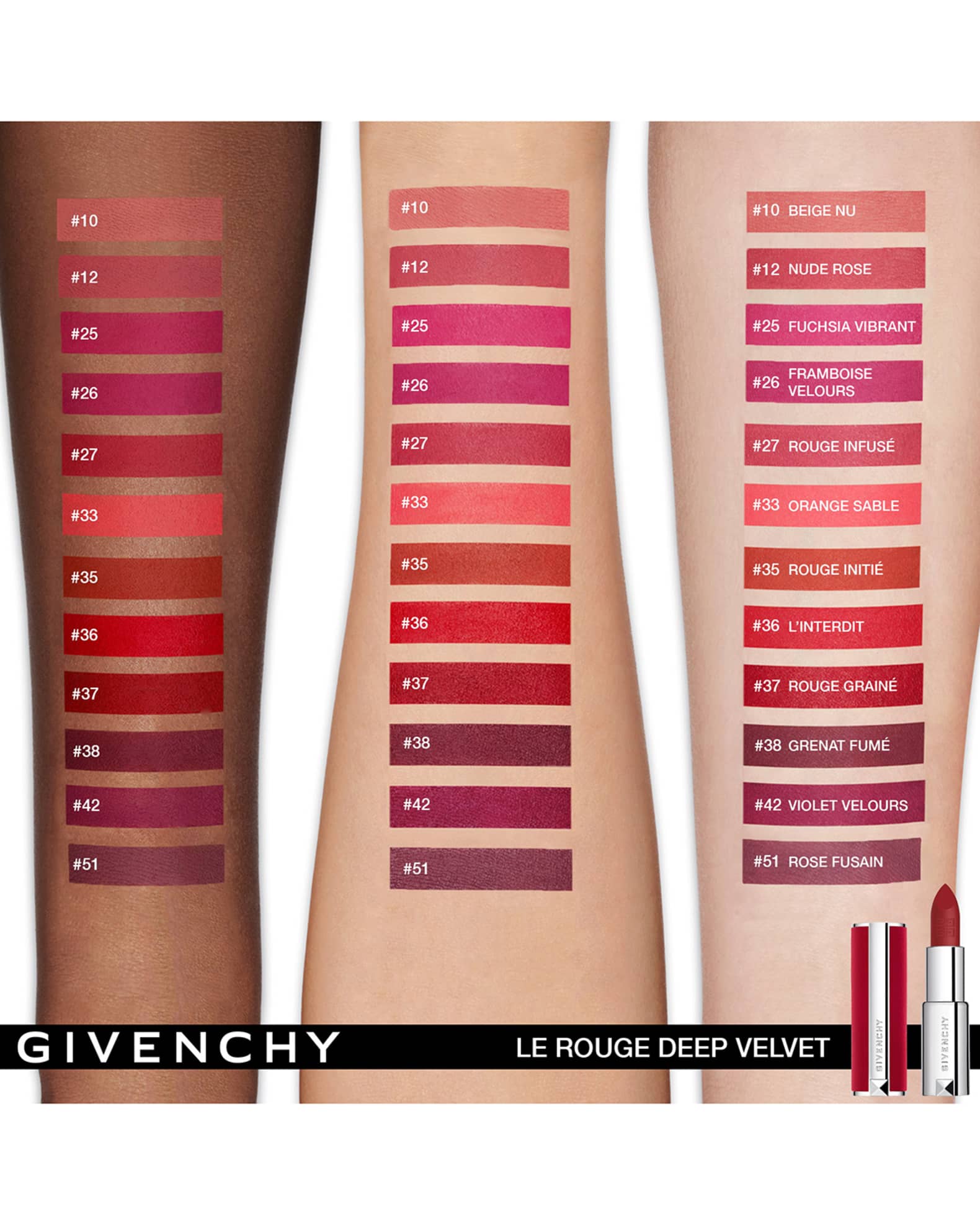 Givenchy Le Rouge Deep Velvet Matte Lipstick | Neiman Marcus