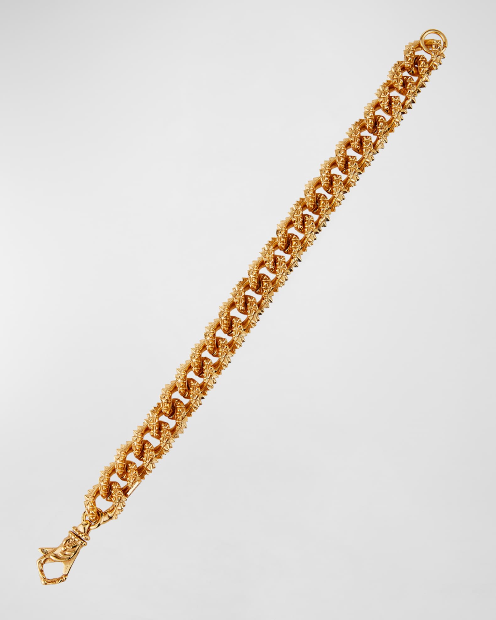 Emanuele Bicocchi gold-plated chain bracelet
