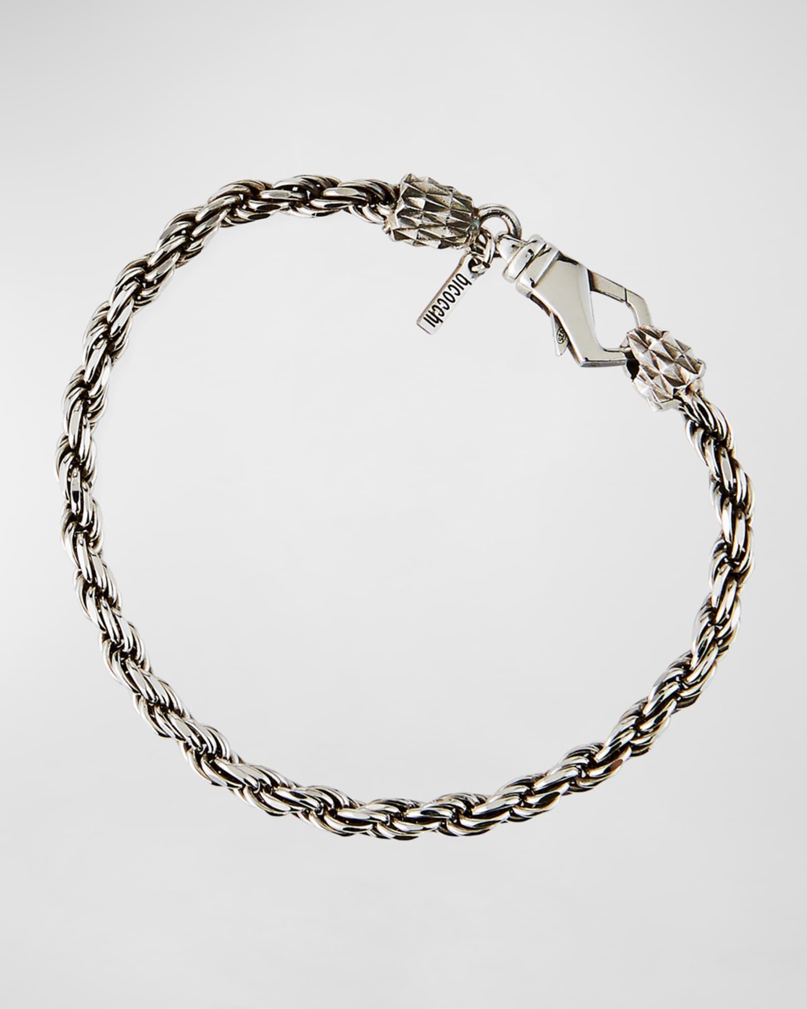 Double Wrap Leather Bracelet Stainless Steel, Men's, by Ben Bridge Jewelers