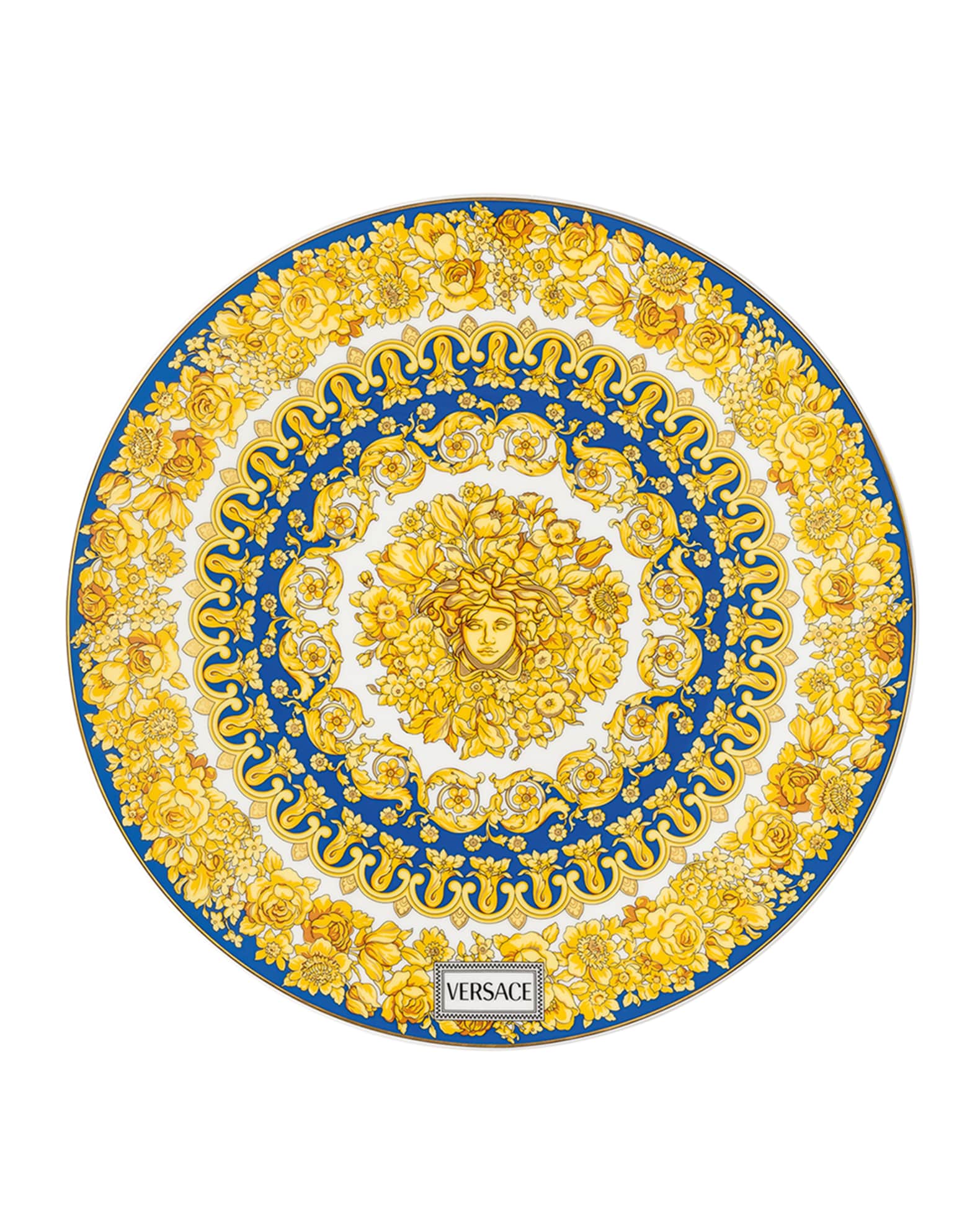 Medusa Rhapsody Blue Service Plate 0