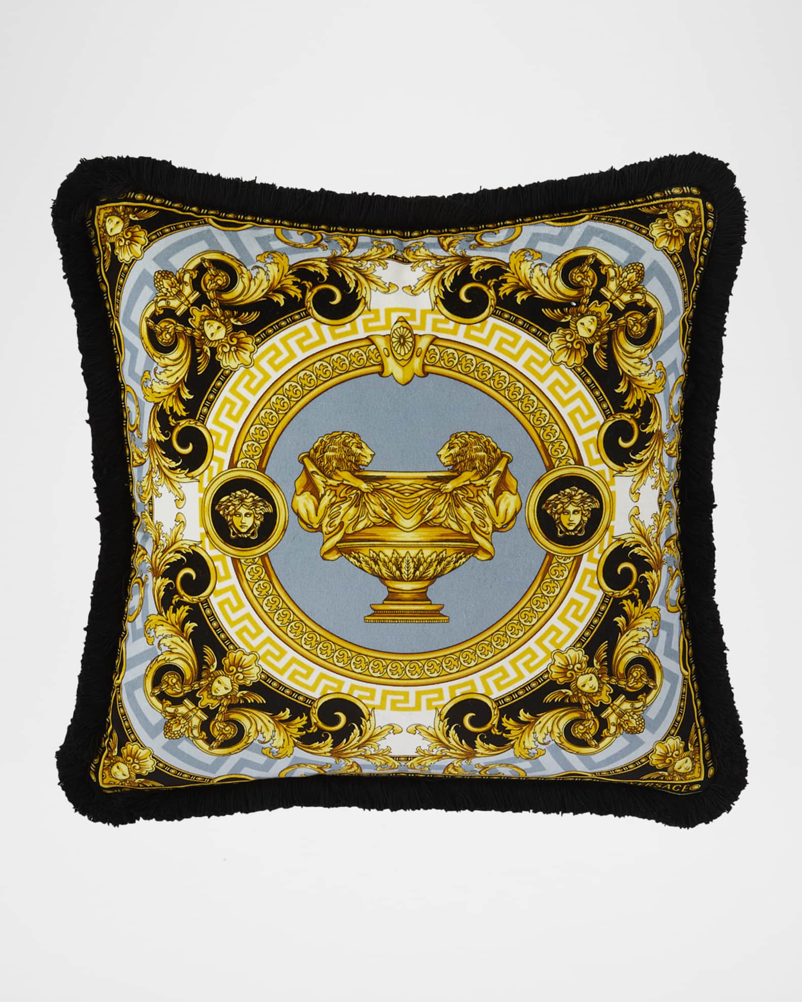 Versace Barocco Pillow Black