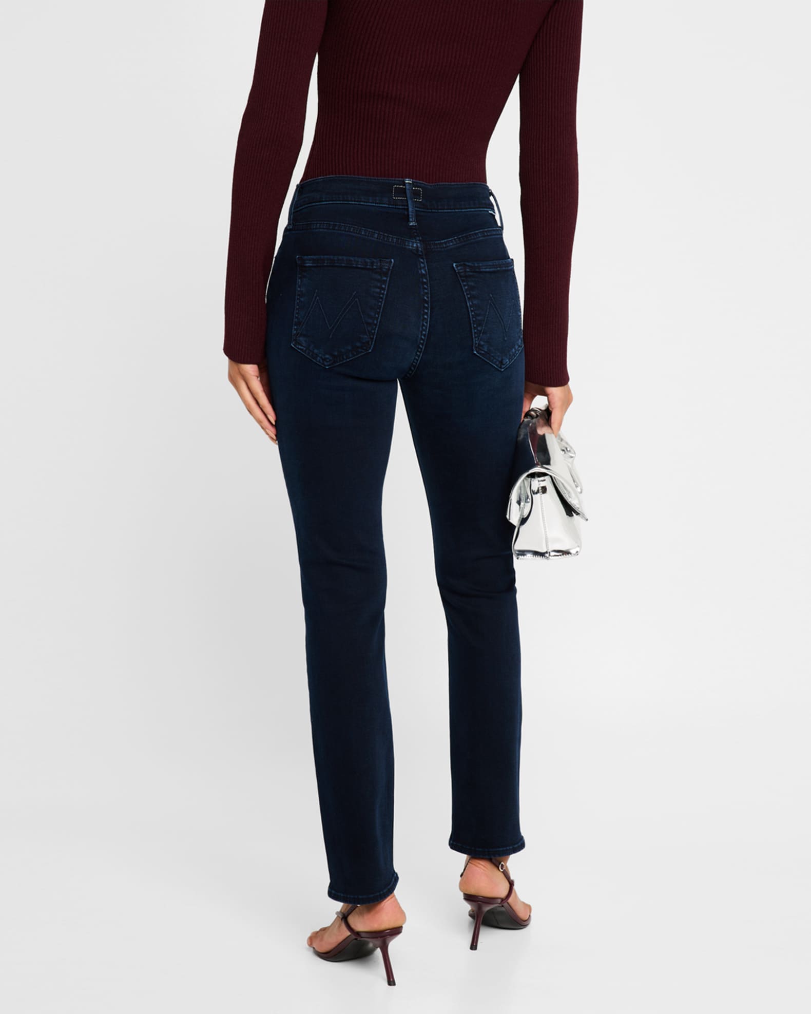 ボトムスその他 Mother The Mid Rise Dazzler Ankle jeans in dark blue The Mid-Rise Dazzler Ankle Jeans by MOTHER | Andrews