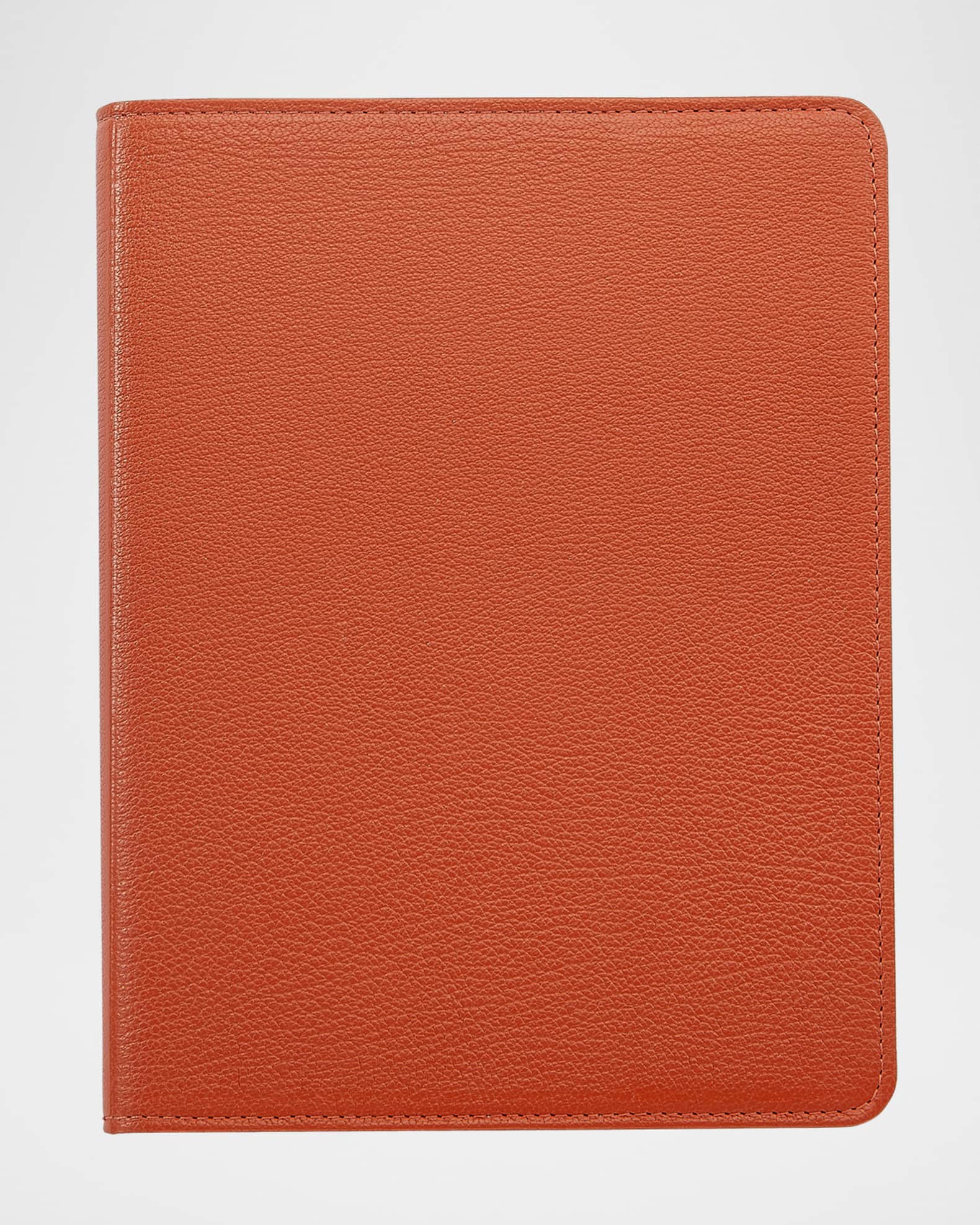 9" Leather Wire-O-Notebook 0