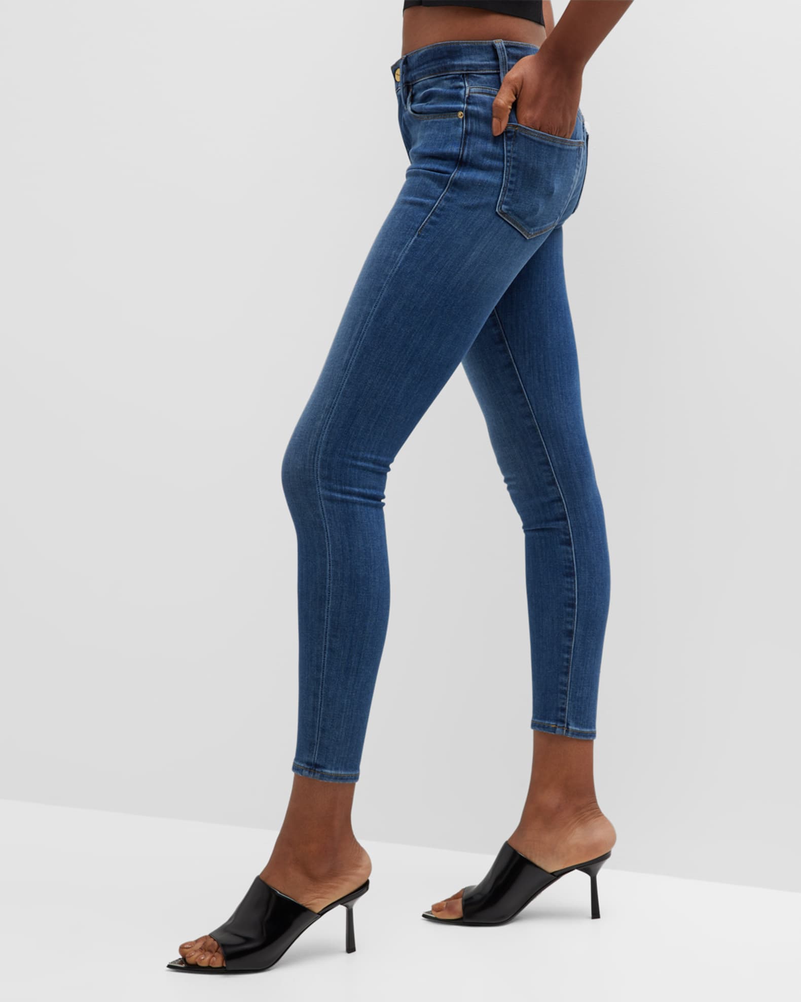 FRAME Le High Skinny Ankle Jeans | Neiman Marcus