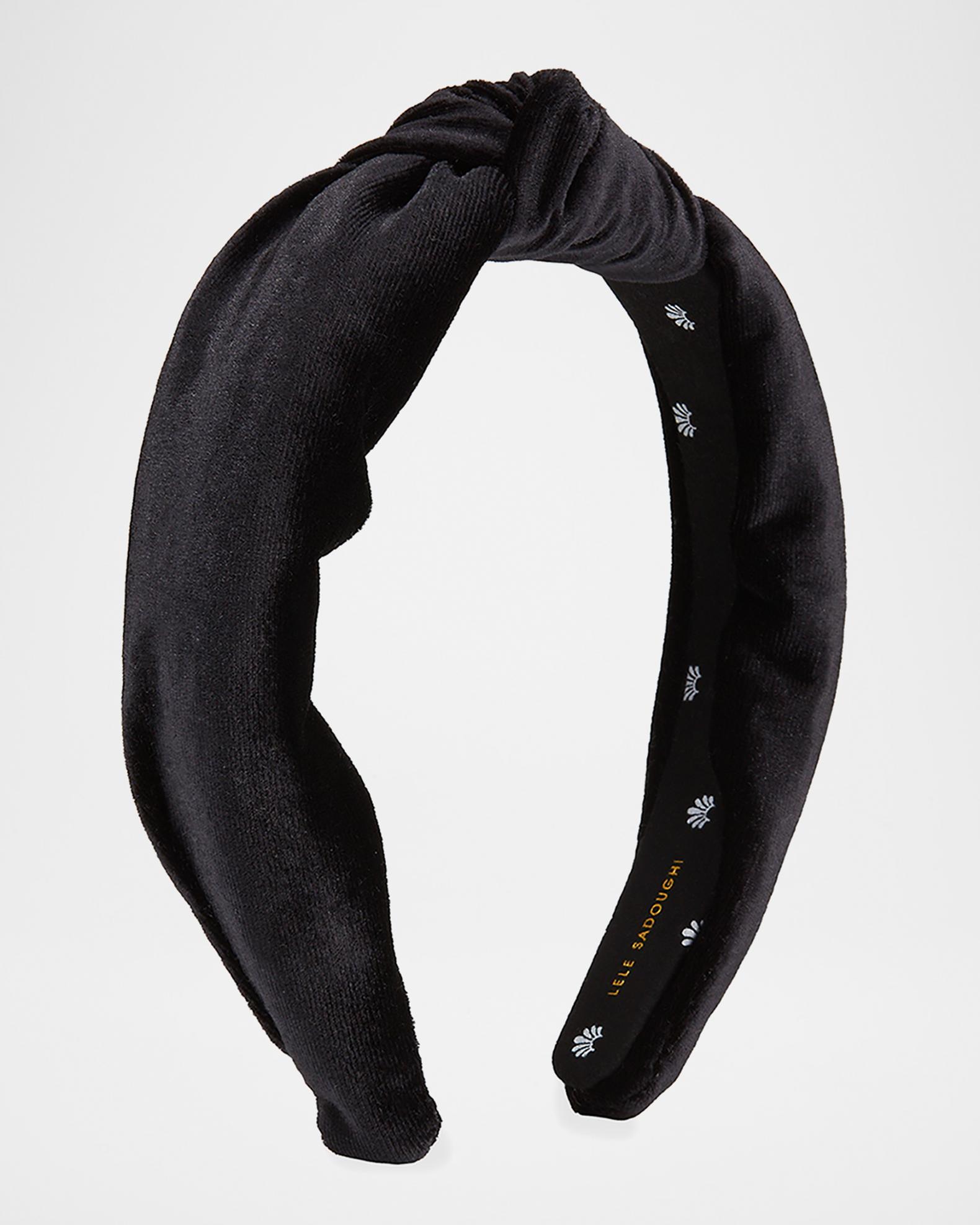 Lele Sadoughi Black Knotted Headband Lele Sadoughi Kids Black Knotted Headband | Mercari main image 2
