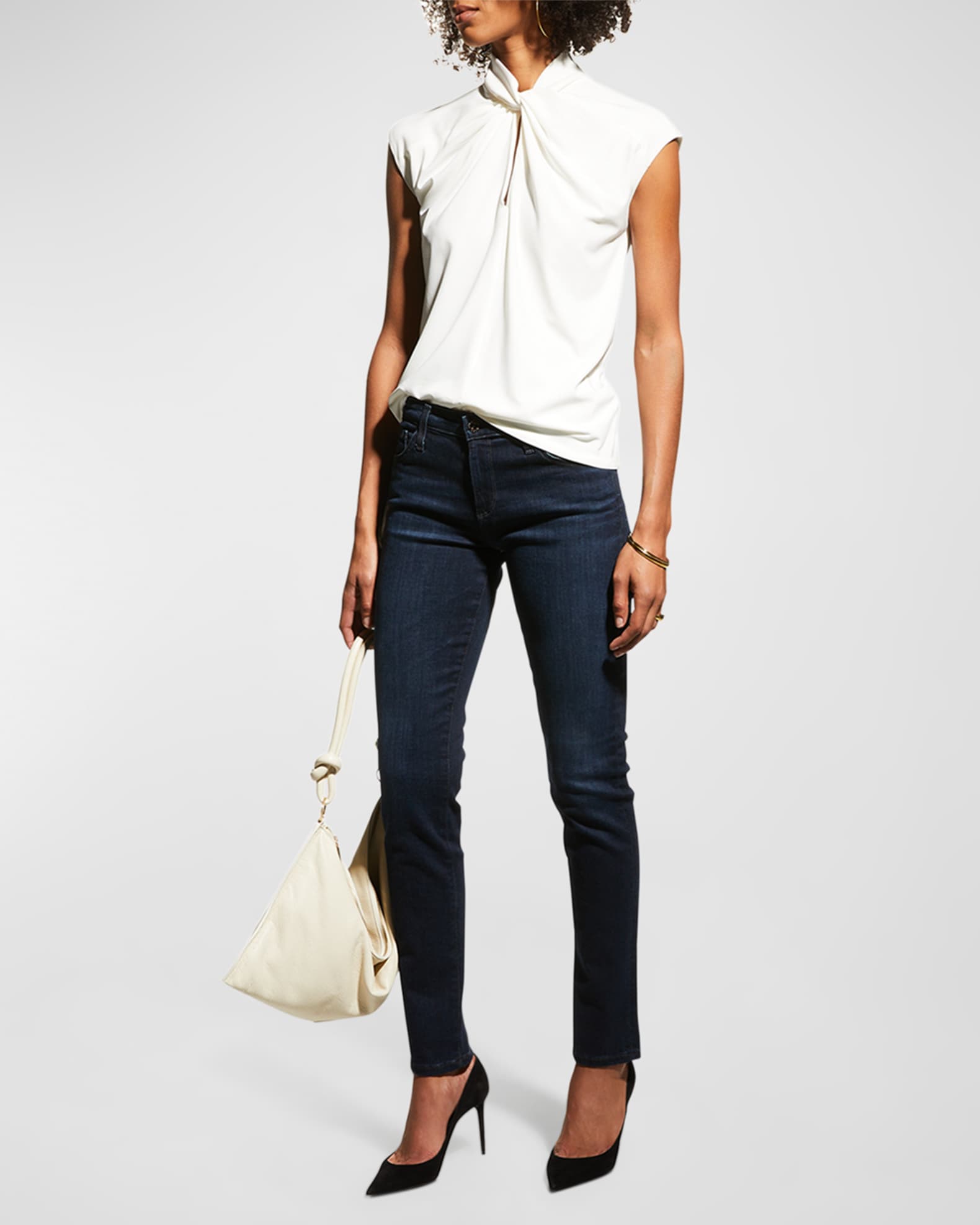 Prima Mid-Rise Ankle Cigarette Jeans