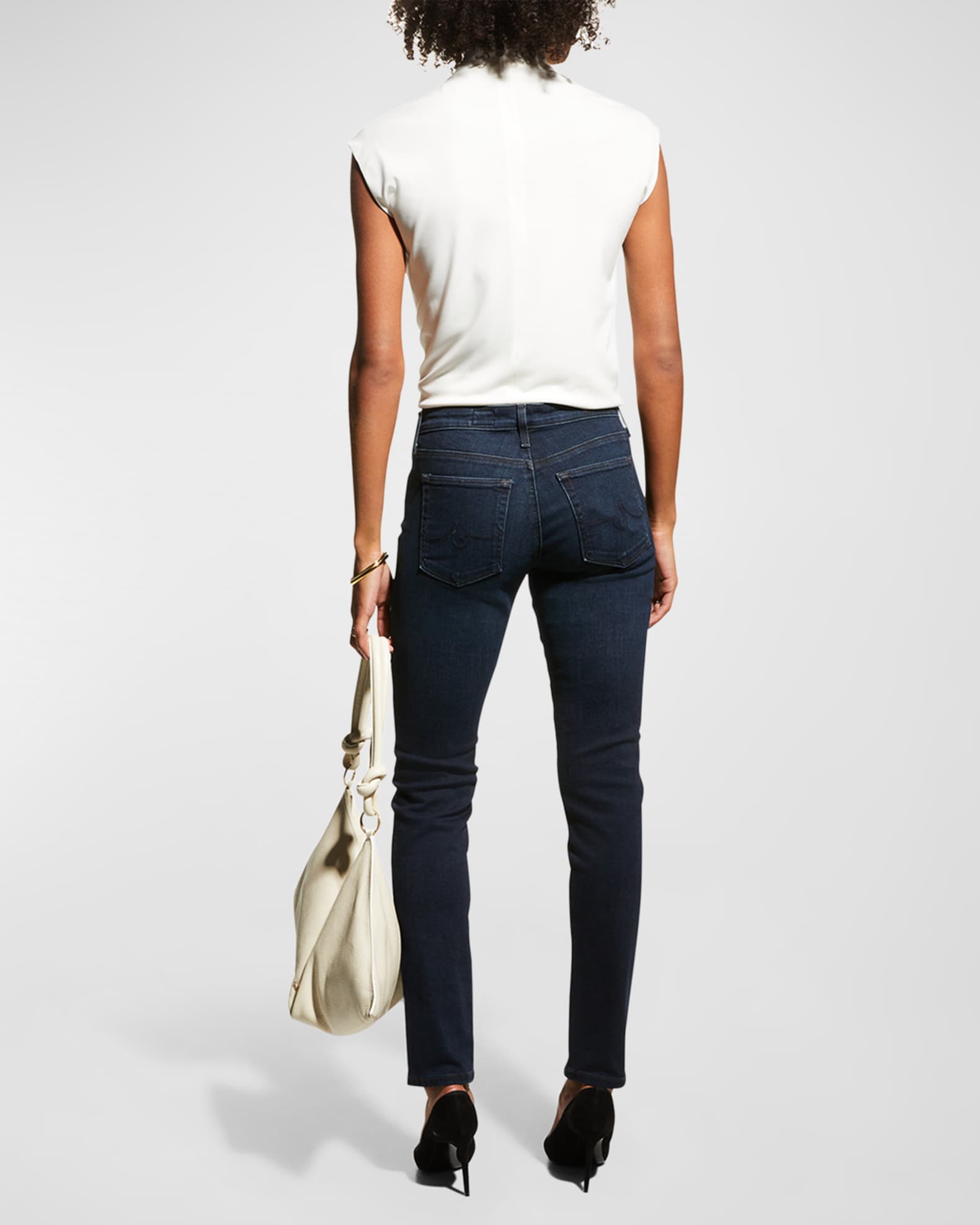 AG Jeans Prima Mid-Rise Cigarette Jeans | Marcus