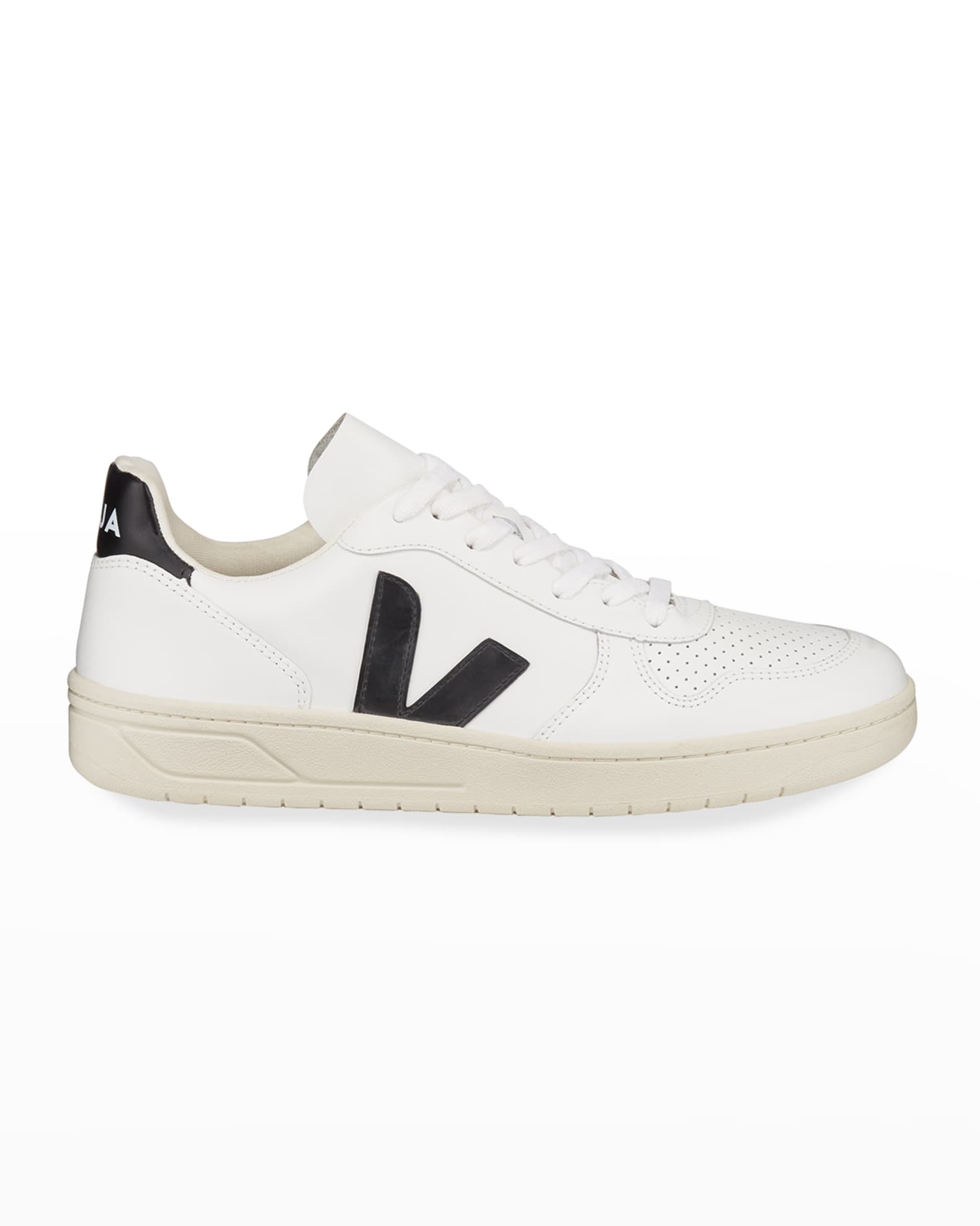 VEJA V10 Leather Platform Sneakers | Neiman Marcus