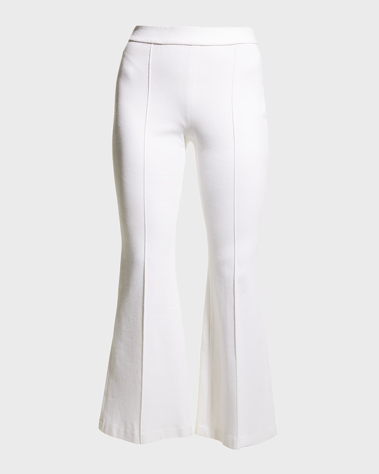 Cropped Flare Trousers 0