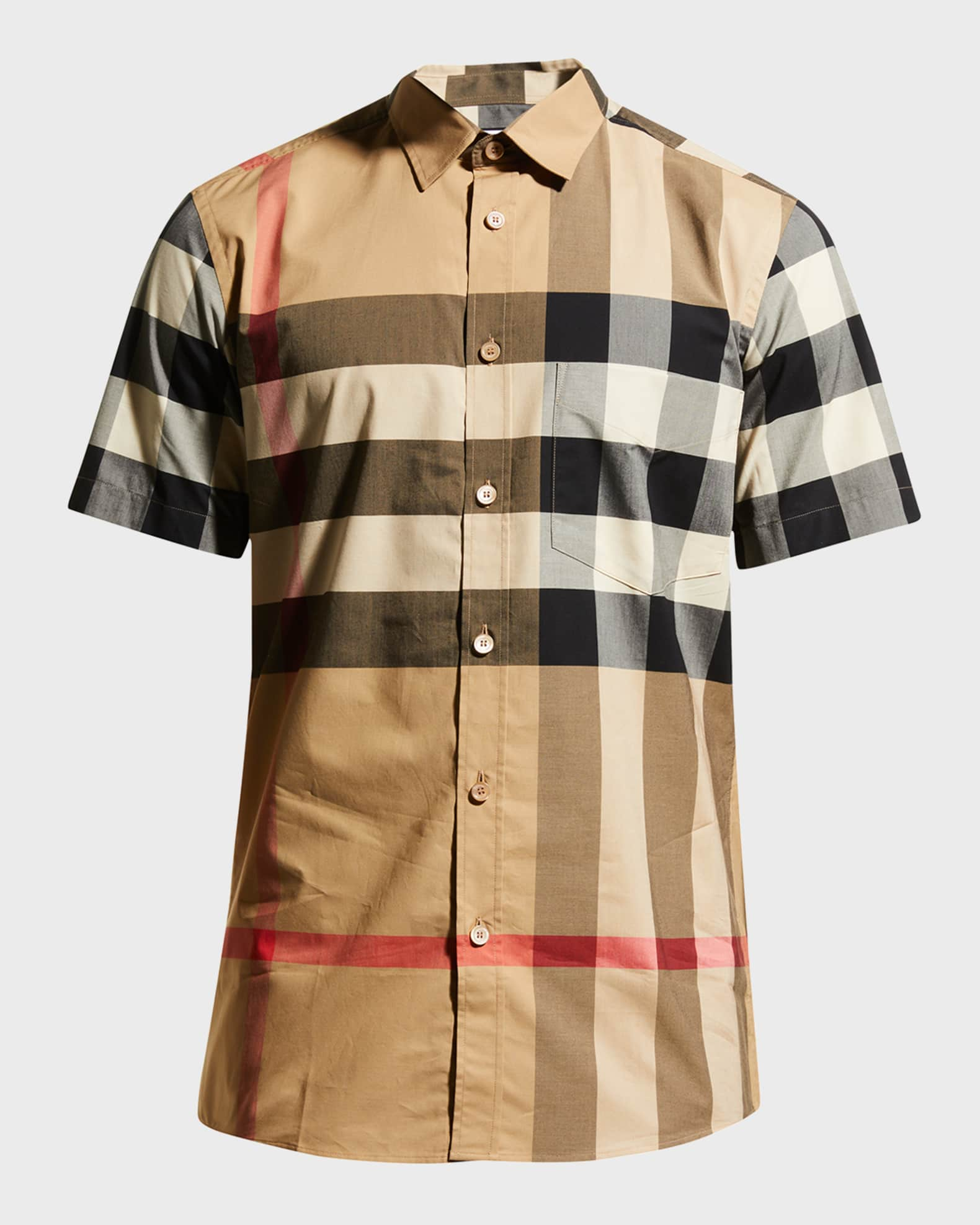 Somerton Check Button-Up Shirt