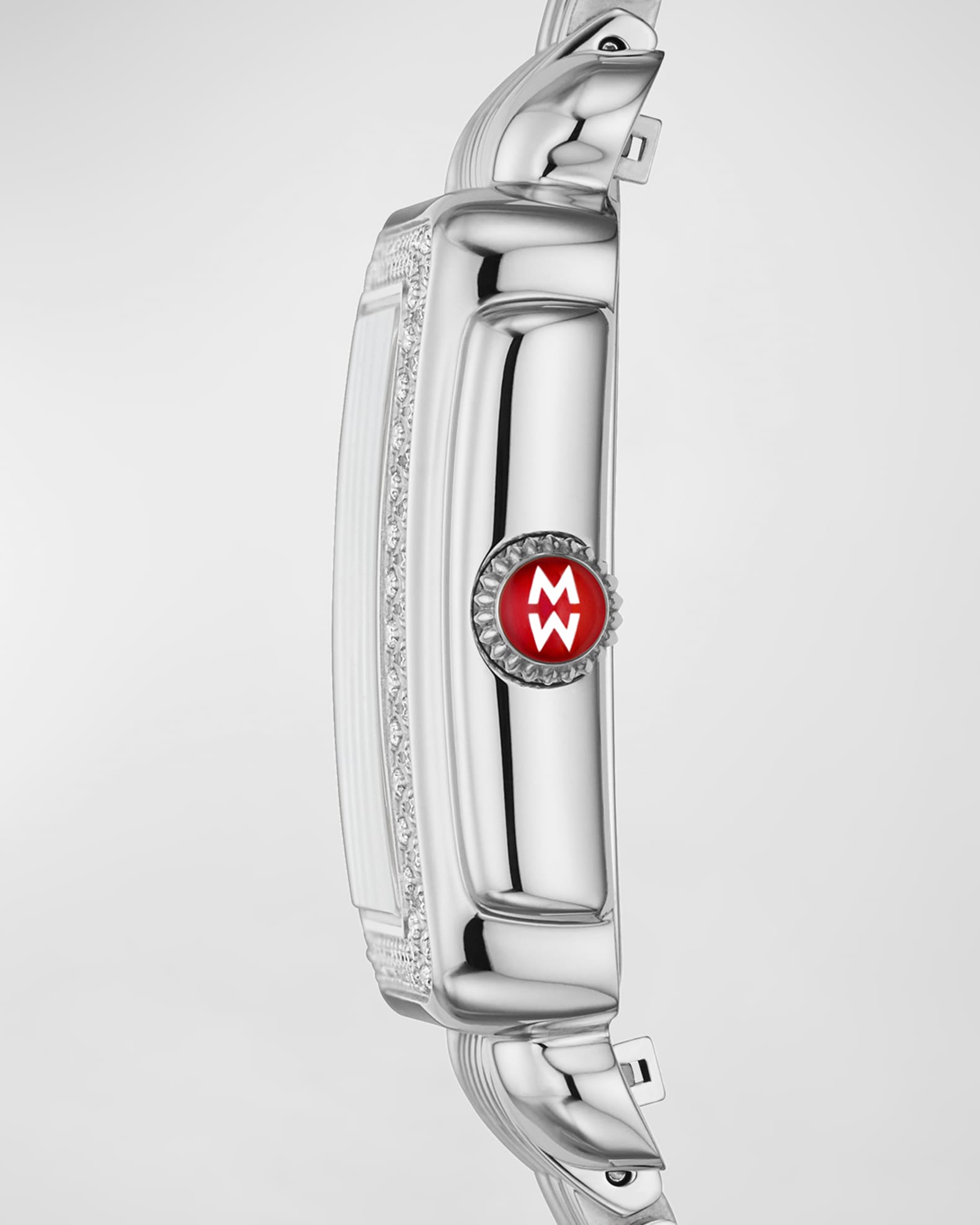 Deco Madison Diamond Watch, Silver/White