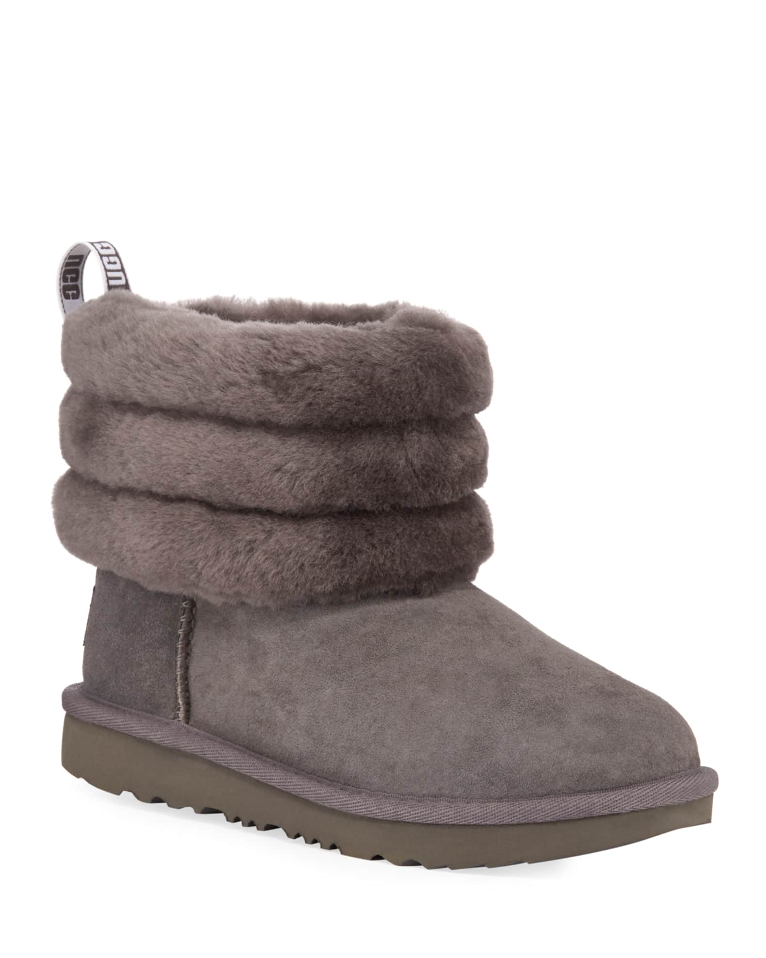 Fluff Mini Quilted Boots, Kids | Neiman Marcus