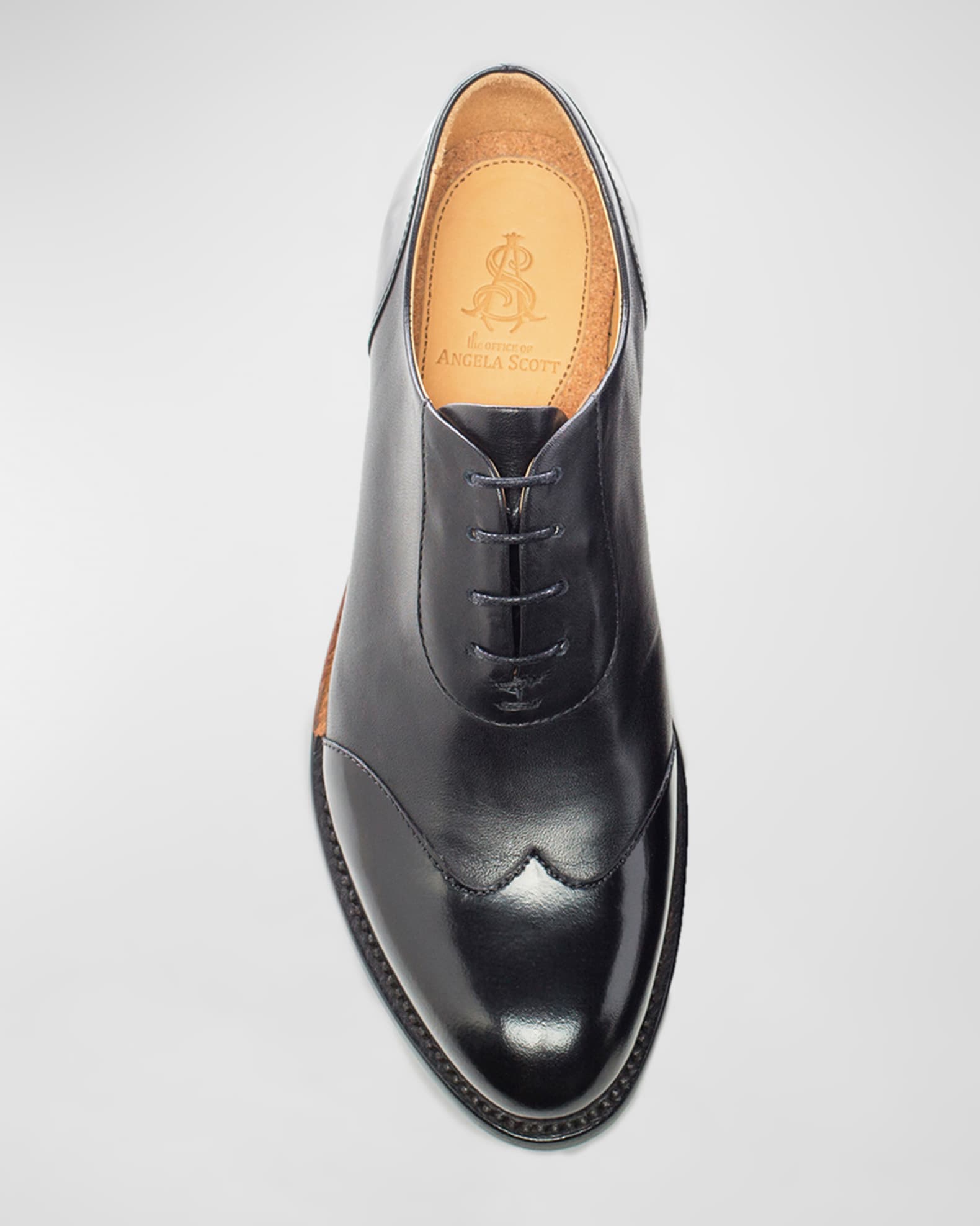 The Office of Angela Scott Mr. Evans Wing-Tip Oxfords | Neiman Marcus