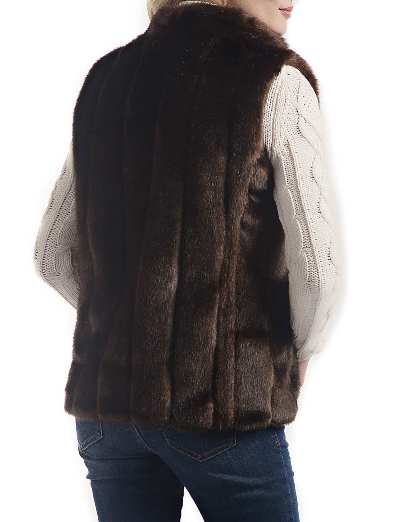 Neiman marcus fur vest clearance