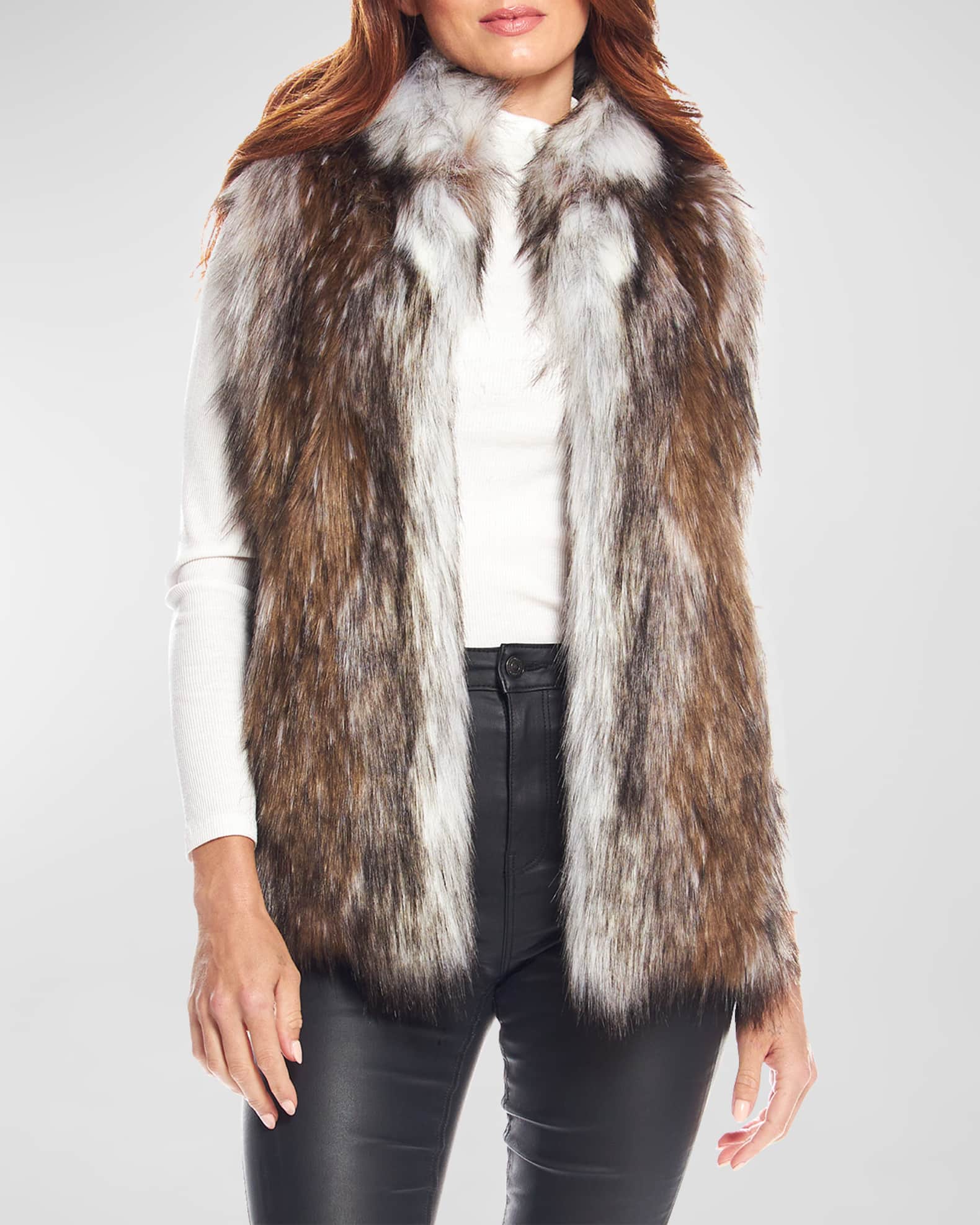 返品送料無料】 ADRER vest big fur synthetic 30 limited モッズ ...